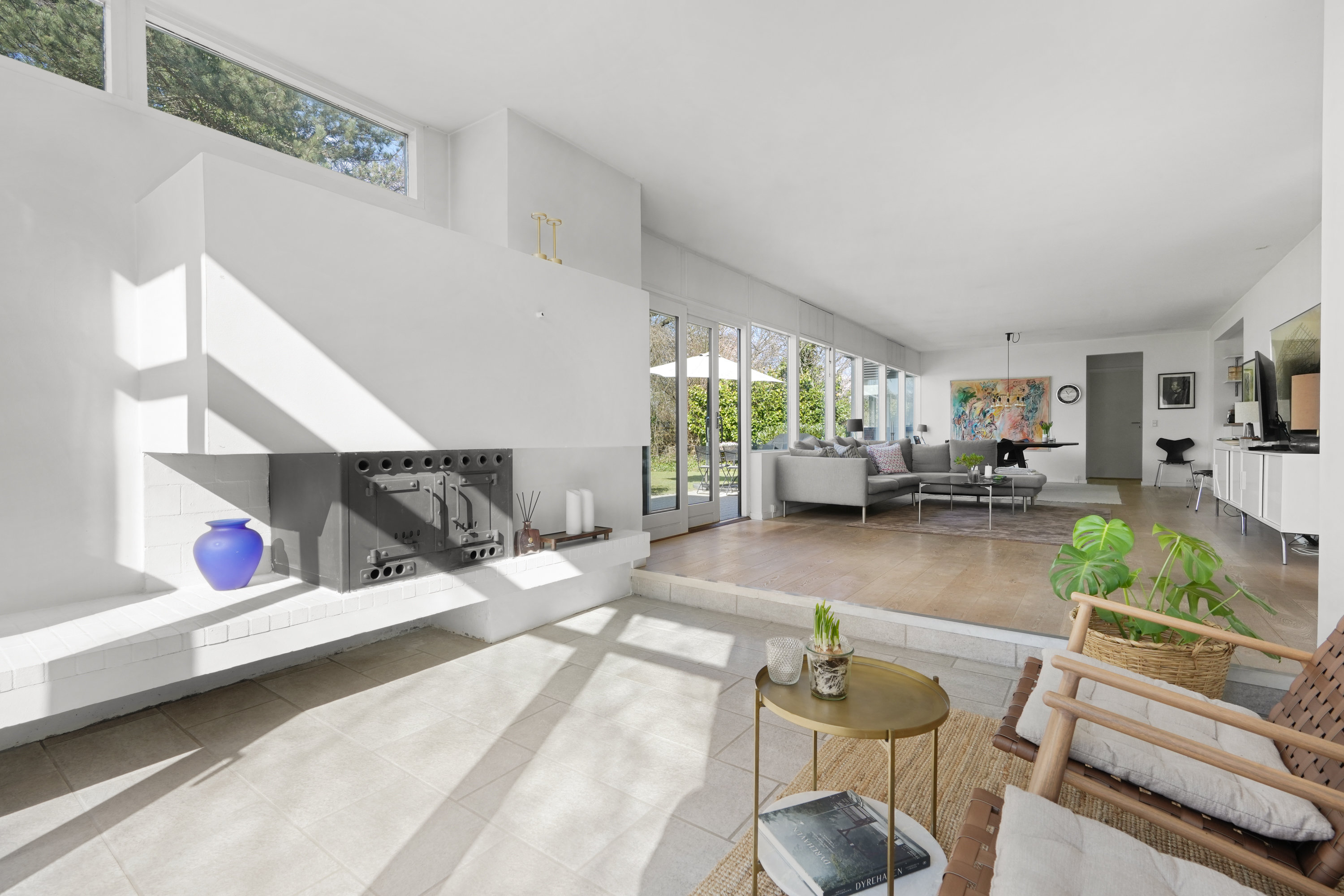 Fremhævet stue billede i fuldskærmstilstand. Billede af Ordrup Jagtvej 4B, 2920 Charlottenlund