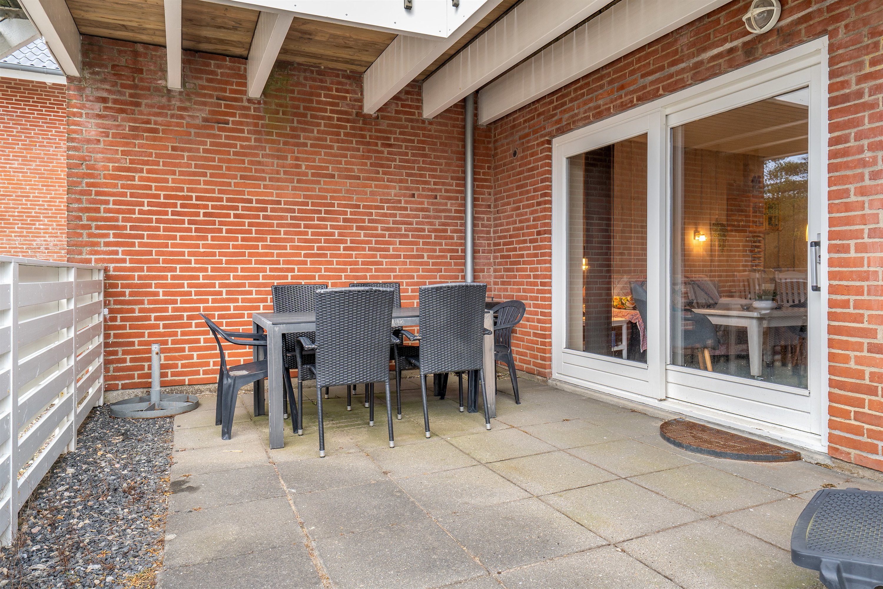 Fremhævet overdækket terrasse billede i fuldskærmstilstand. Billede af Vestergade 3E, st.. 67., Havneby, 6792 Rømø