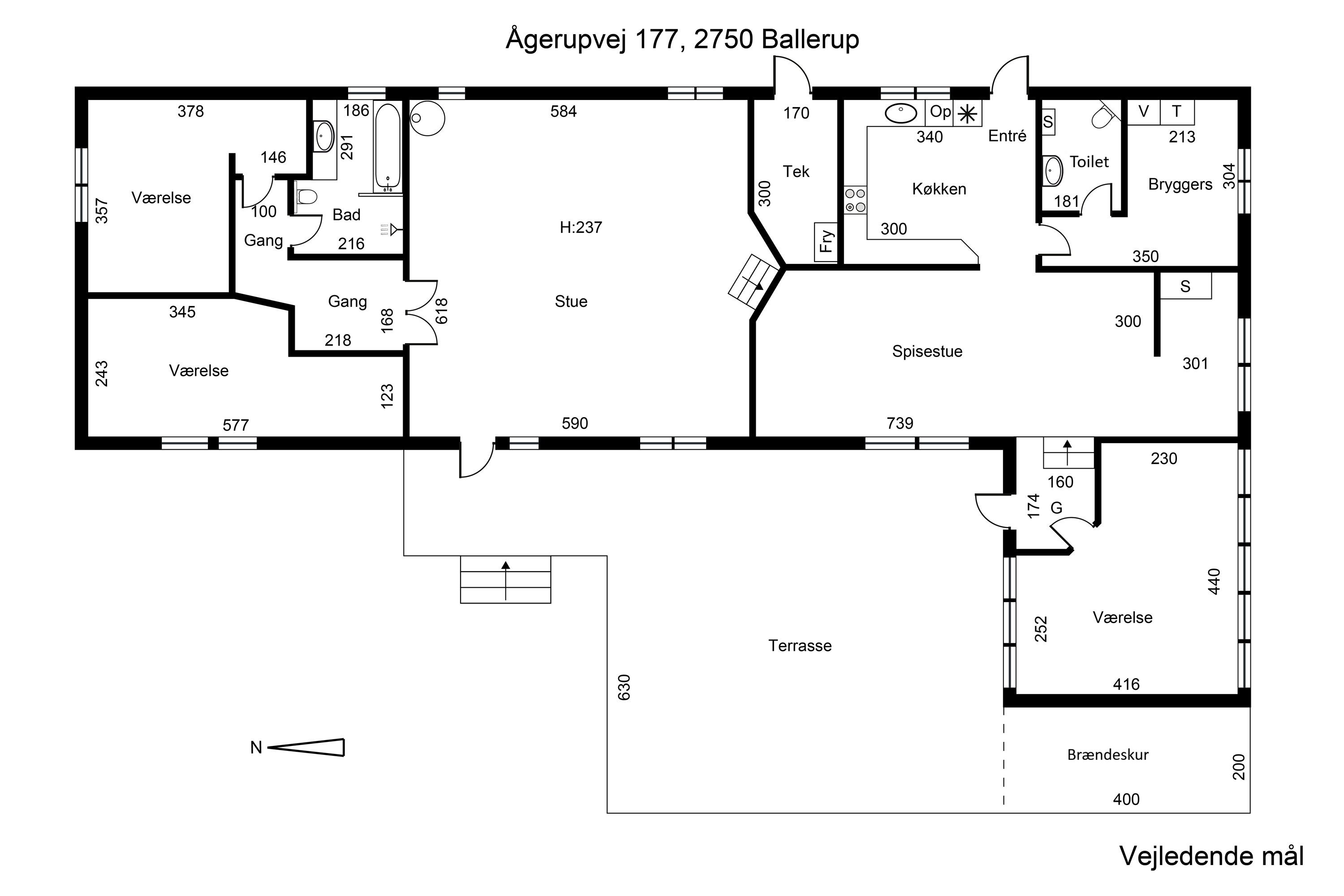 Plantegninger billede af Ågerupvej 177, 2750 Ballerup
