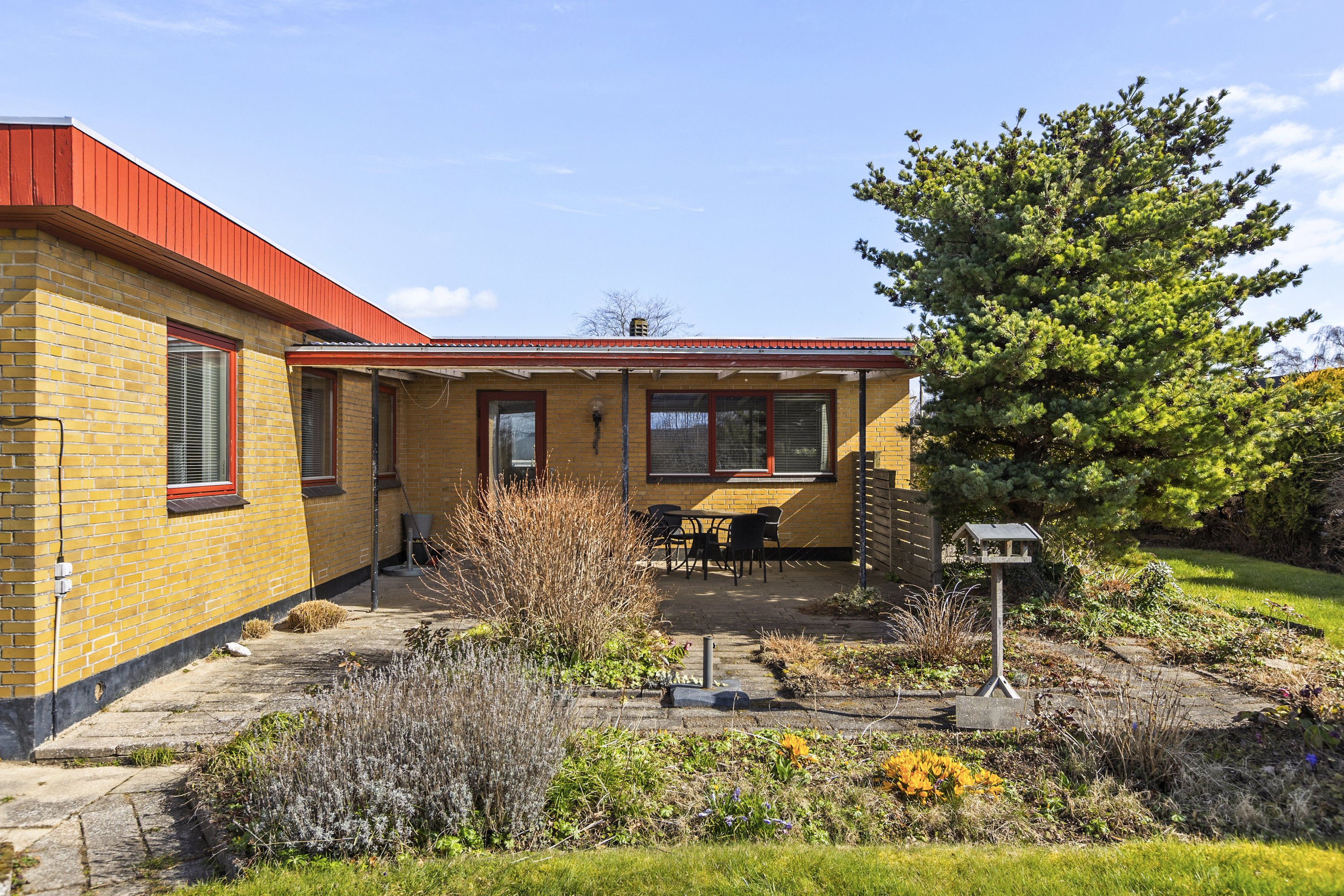 Fremhævet overdækket terrasse billede i fuldskærmstilstand. Billede af Lyshøj 7, 4220 Korsør