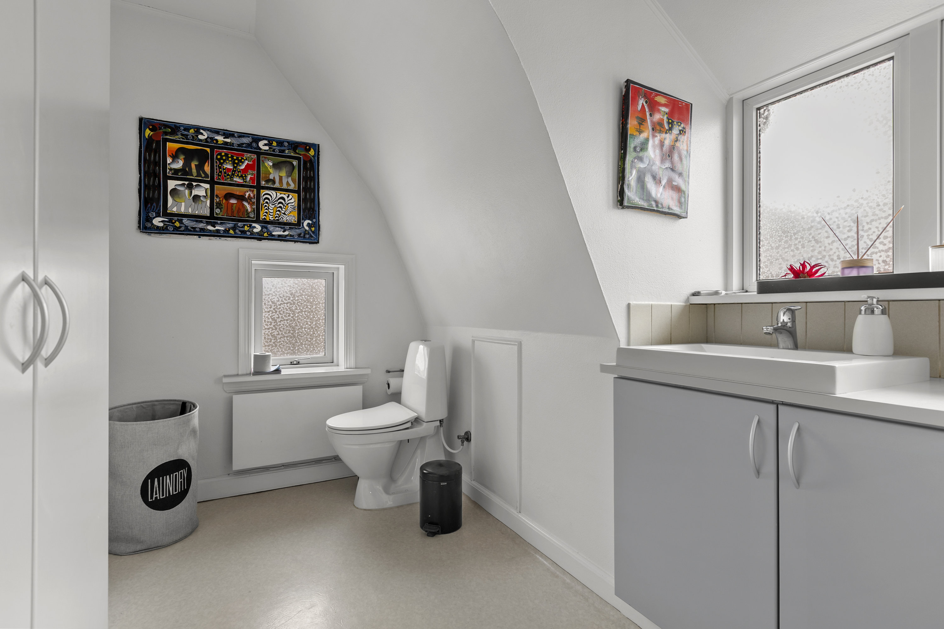 Fremhævet badeværelse billede i fuldskærmstilstand. Billede af Valbyvej 40, 4200 Slagelse