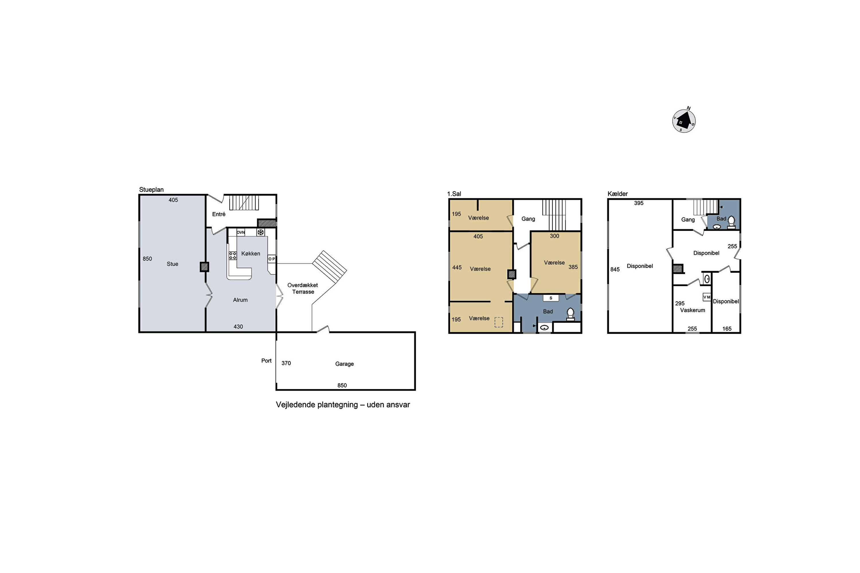Plantegninger billede af Valbyvej 40, 4200 Slagelse