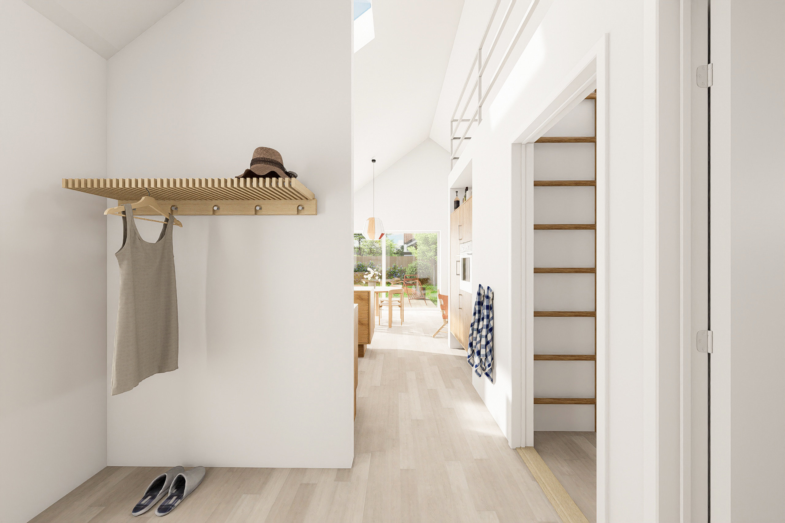 Miniaturebillede 2: entré. Billede af Østervænget 5, Hasmark, 5450 Otterup