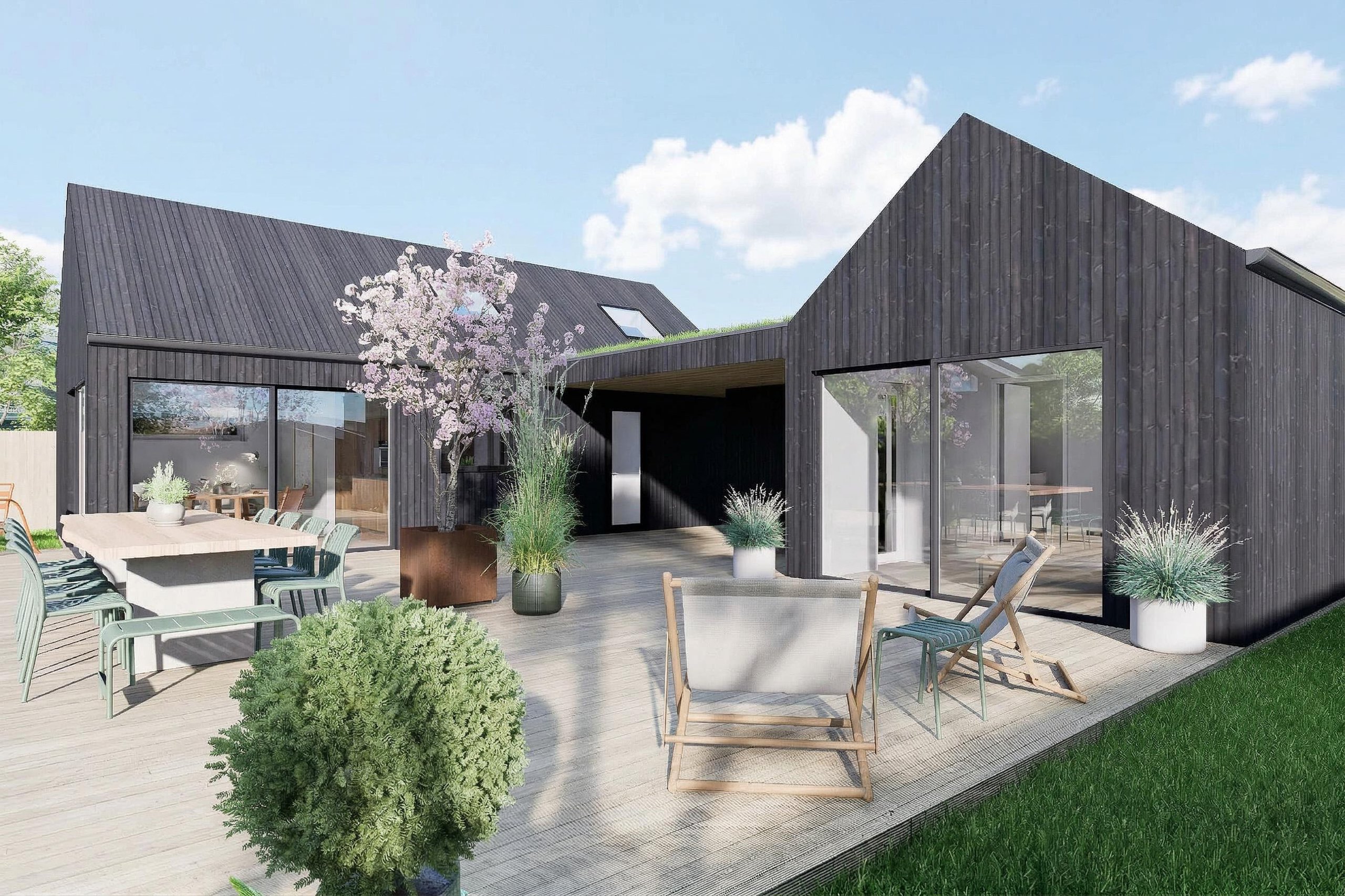 Fremhævet sommerhuset billede i fuldskærmstilstand. Billede af Østervænget 5, Hasmark, 5450 Otterup