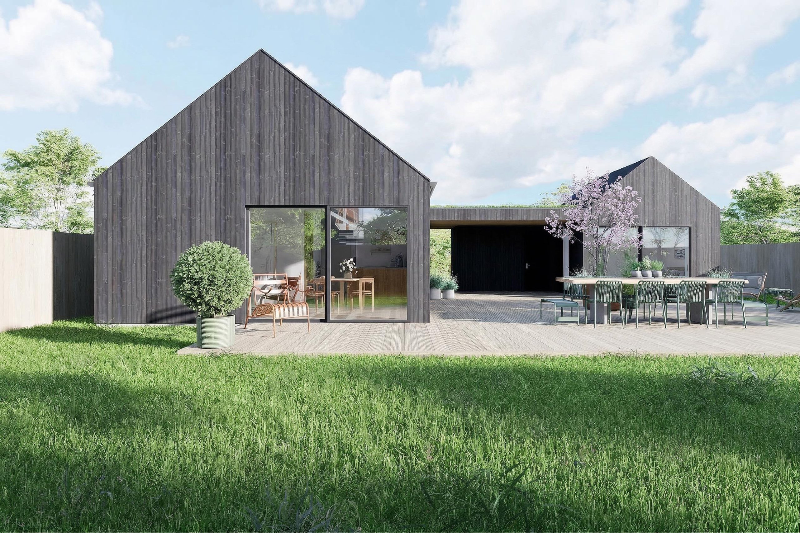 Fremhævet sommerhuset billede i fuldskærmstilstand. Billede af Østervænget 5, Hasmark, 5450 Otterup