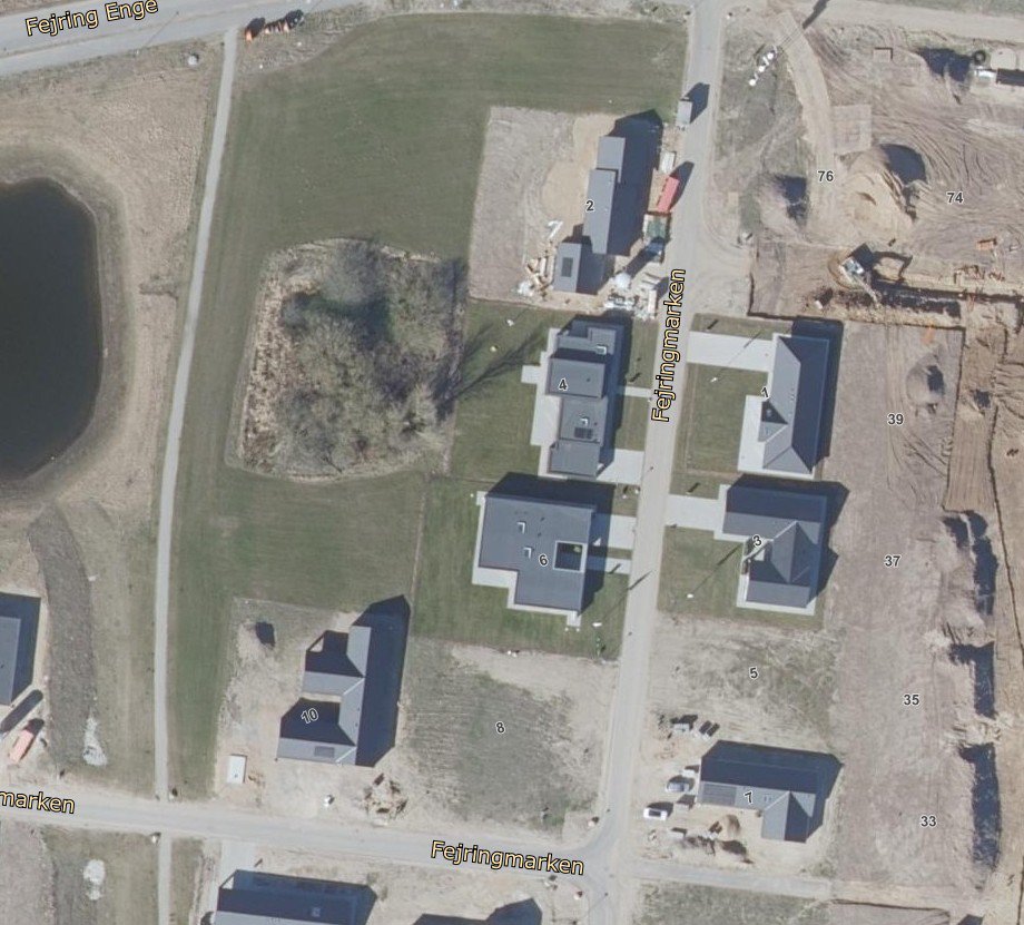 Fremhævet andet billede i fuldskærmstilstand. Billede af Fejringmarken 4, 8722 Hedensted