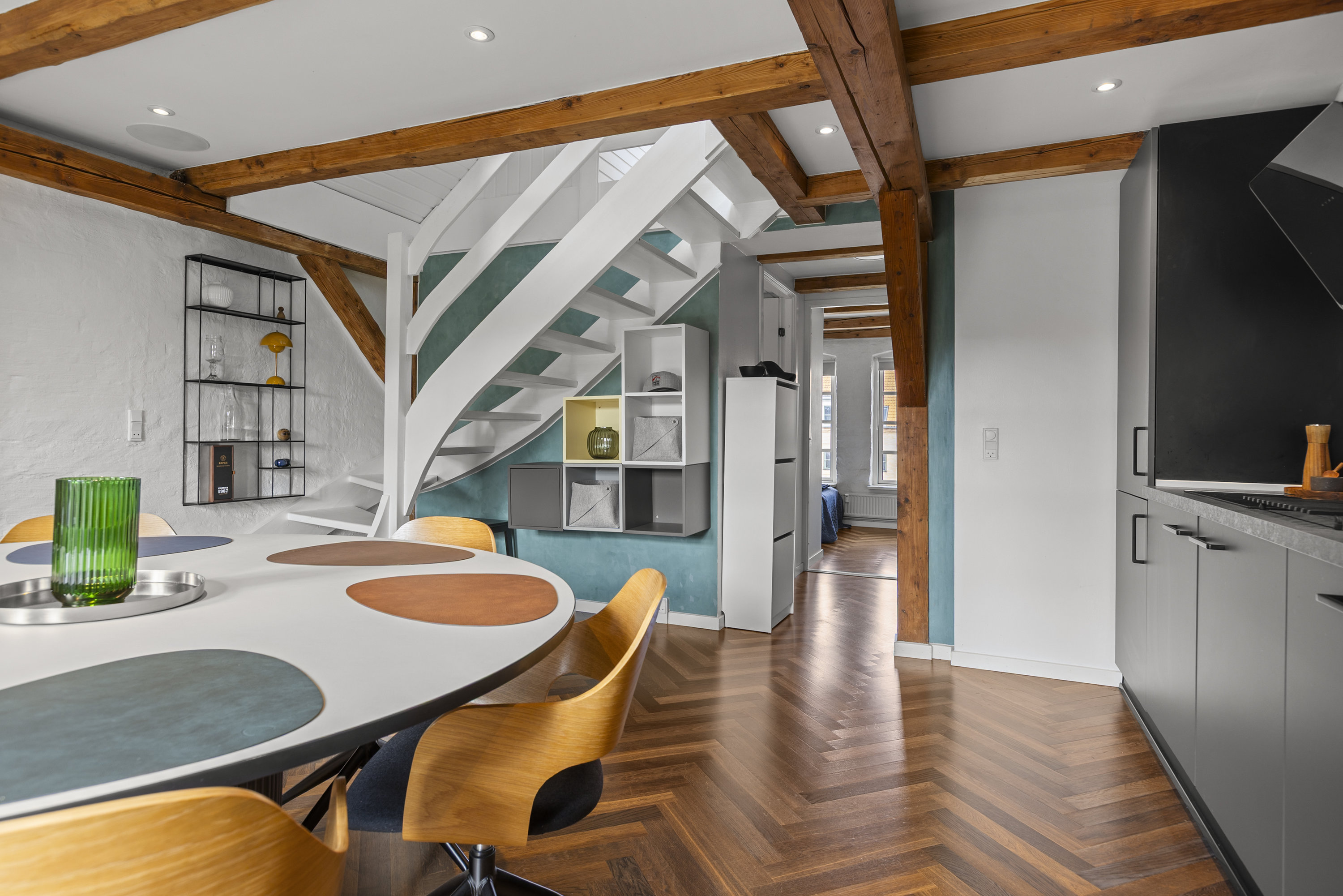 Fremhævet køkken billede i fuldskærmstilstand. Billede af Sdr.Stationsvej 25, 2. th., 4200 Slagelse