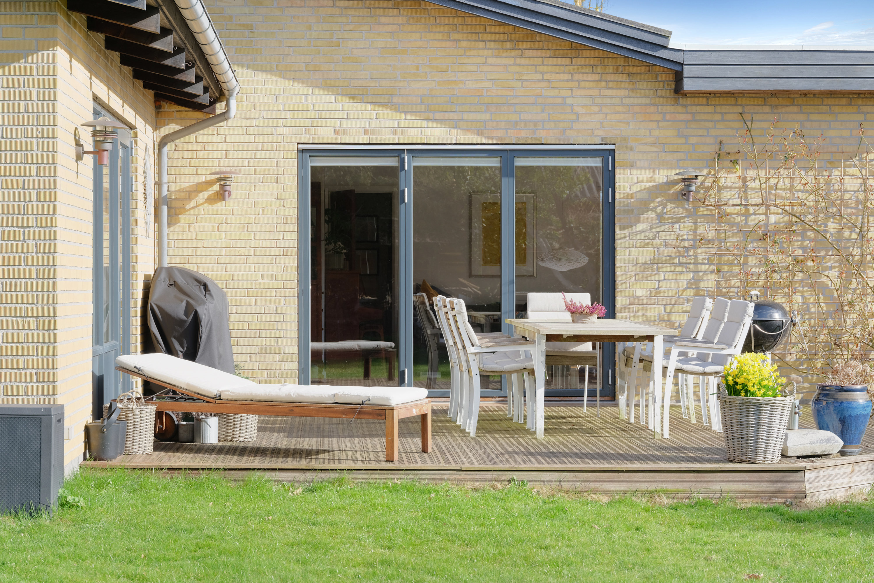 Fremhævet terrasse billede i fuldskærmstilstand. Billede af Pilevej 28, 5800 Nyborg