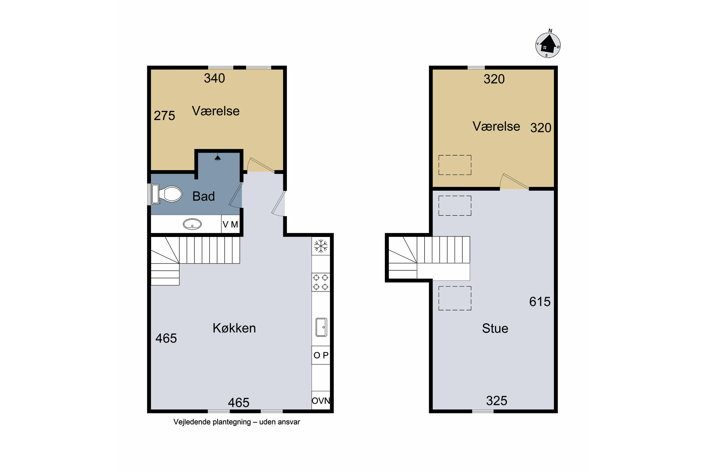 Plantegninger billede af Sdr.Stationsvej 25, 2. th., 4200 Slagelse