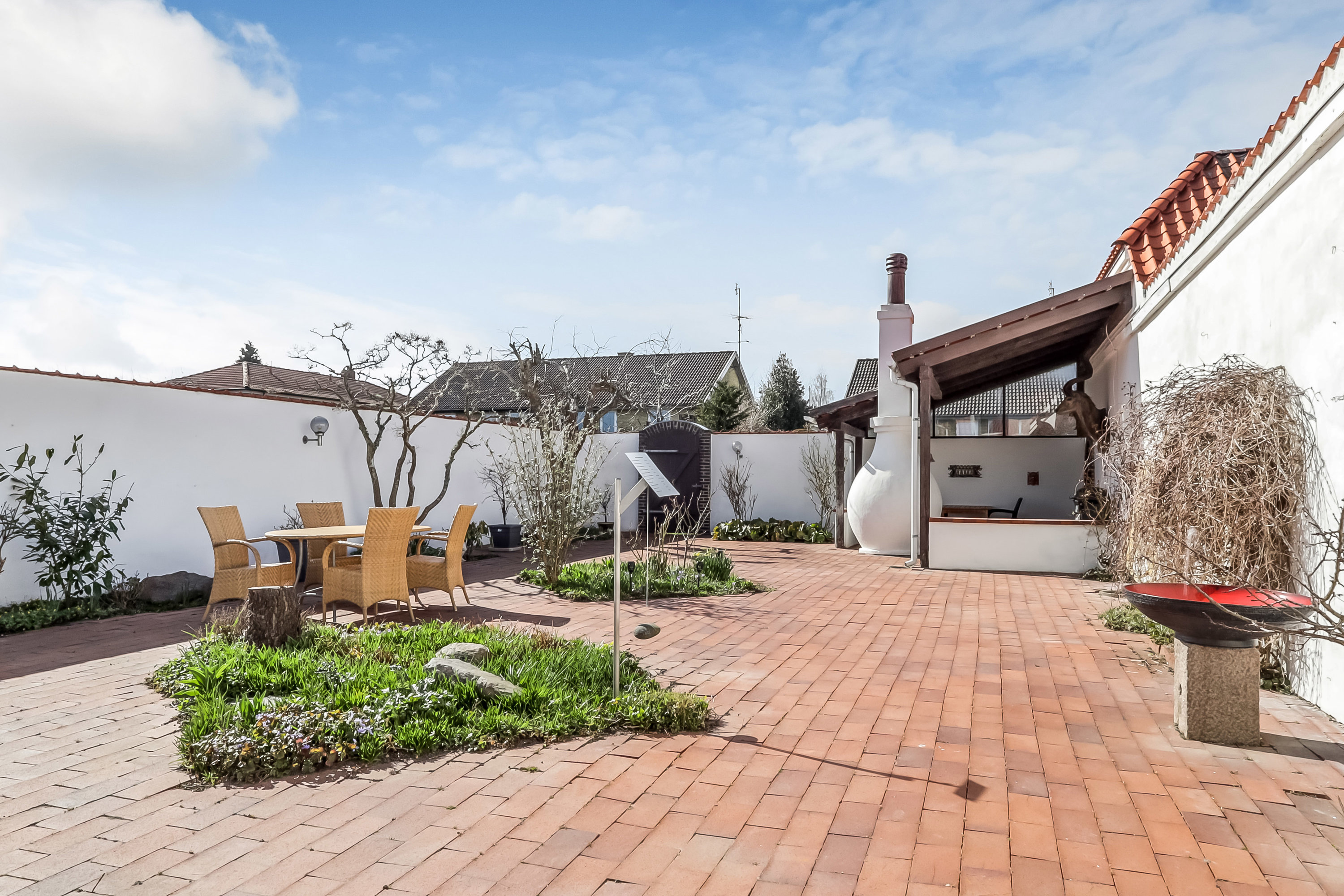 Fremhævet terrasse billede i fuldskærmstilstand. Billede af Thorsengs Alle 12, Tåsinge, 5700 Svendborg