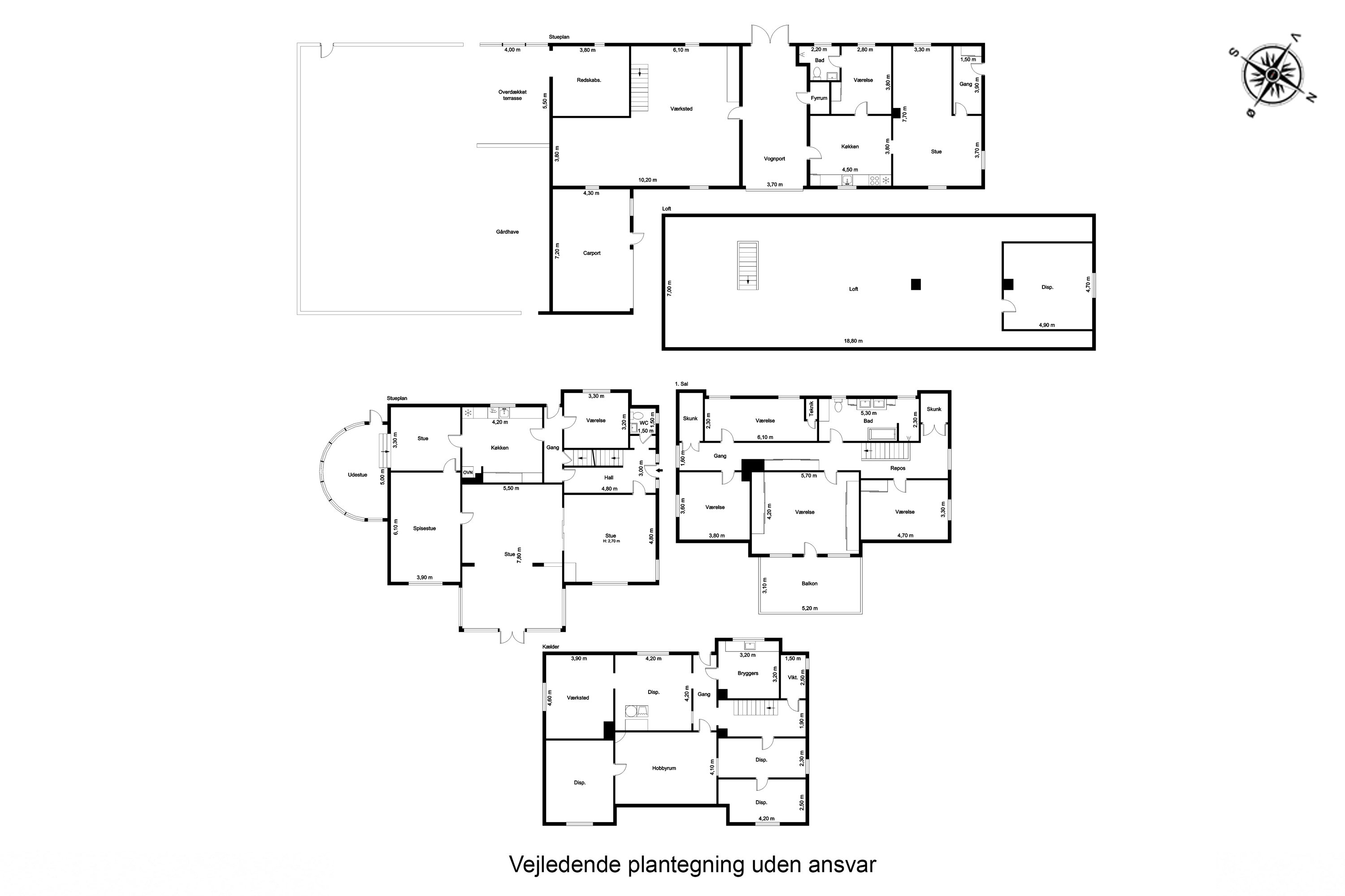 Plantegninger billede af Thorsengs Alle 12, Tåsinge, 5700 Svendborg