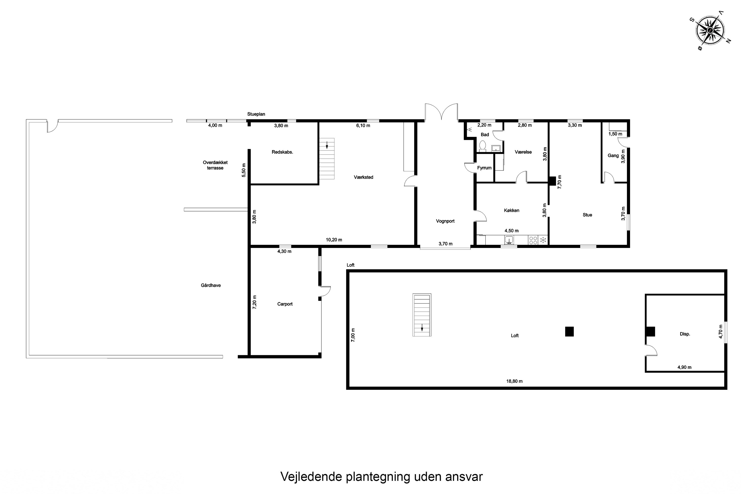 Plantegninger billede af Thorsengs Alle 12, Tåsinge, 5700 Svendborg