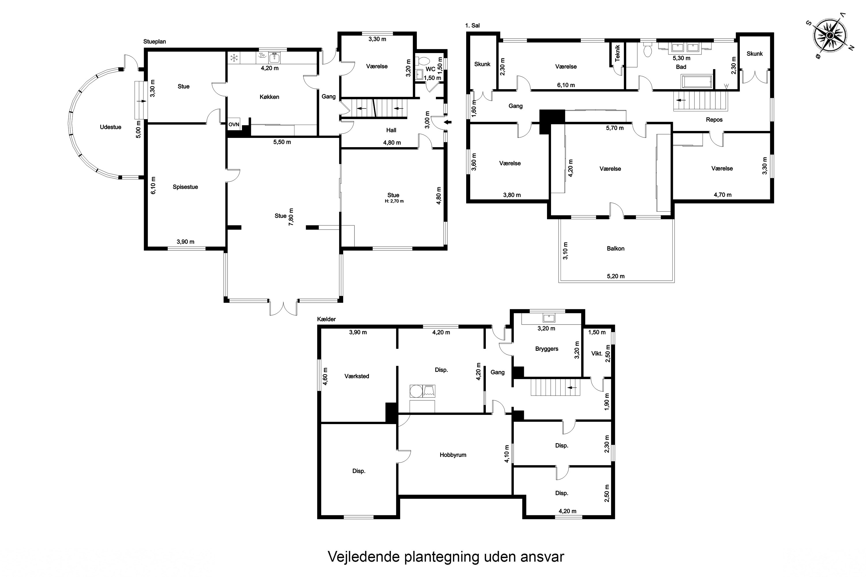 Plantegninger billede af Thorsengs Alle 12, Tåsinge, 5700 Svendborg