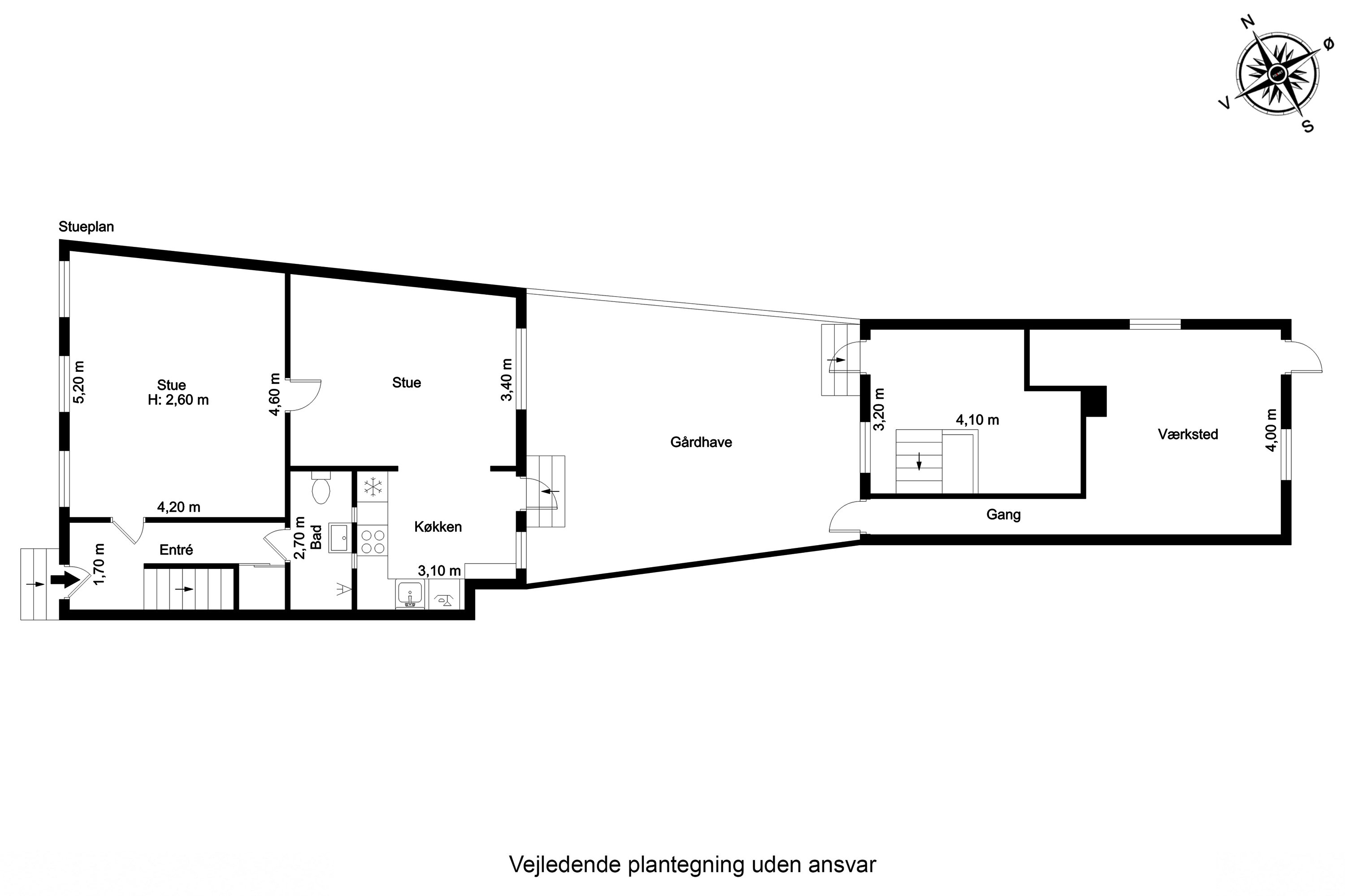 Plantegninger billede af Brogade 17, 5970 Ærøskøbing