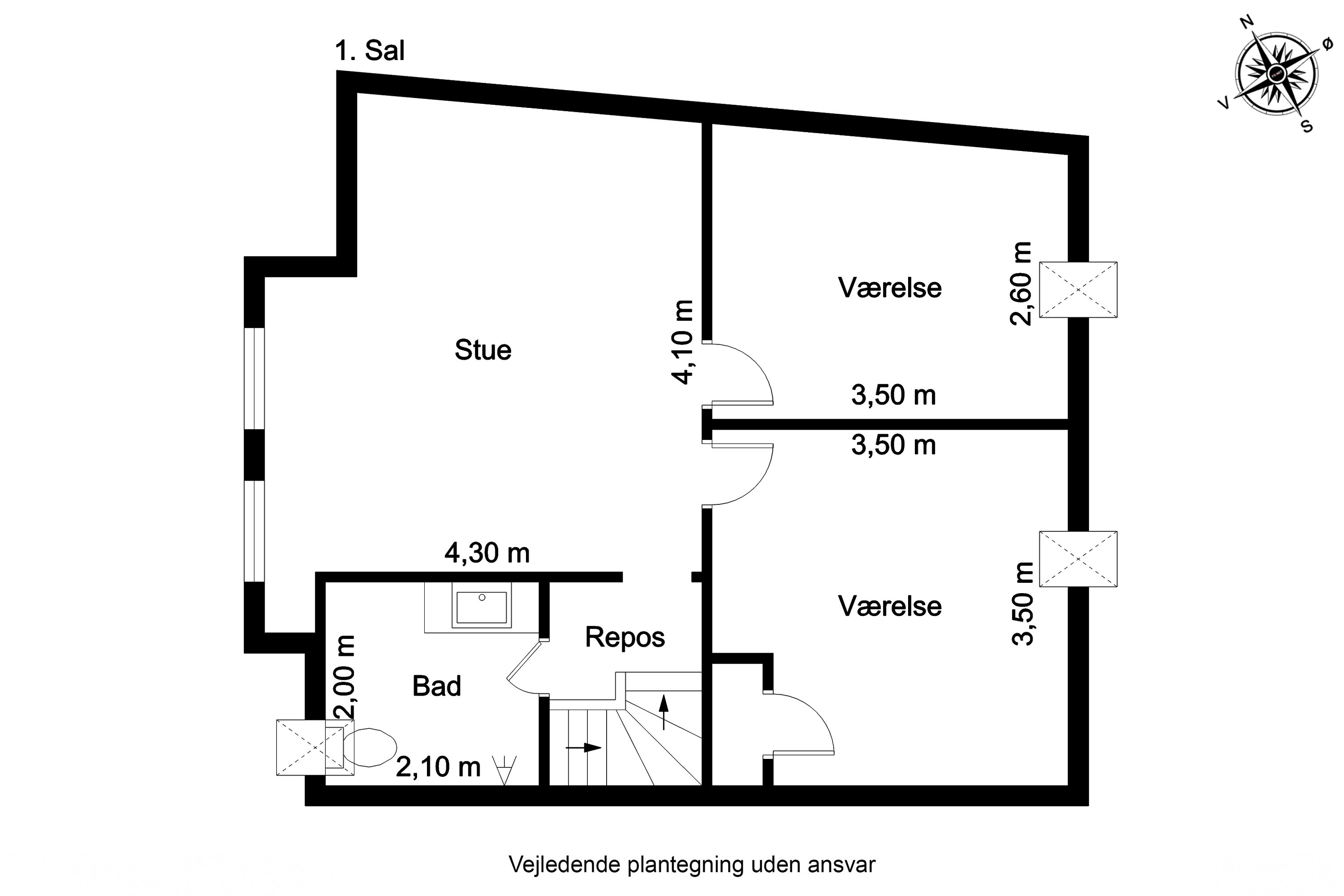 Plantegninger billede af Brogade 17, 5970 Ærøskøbing