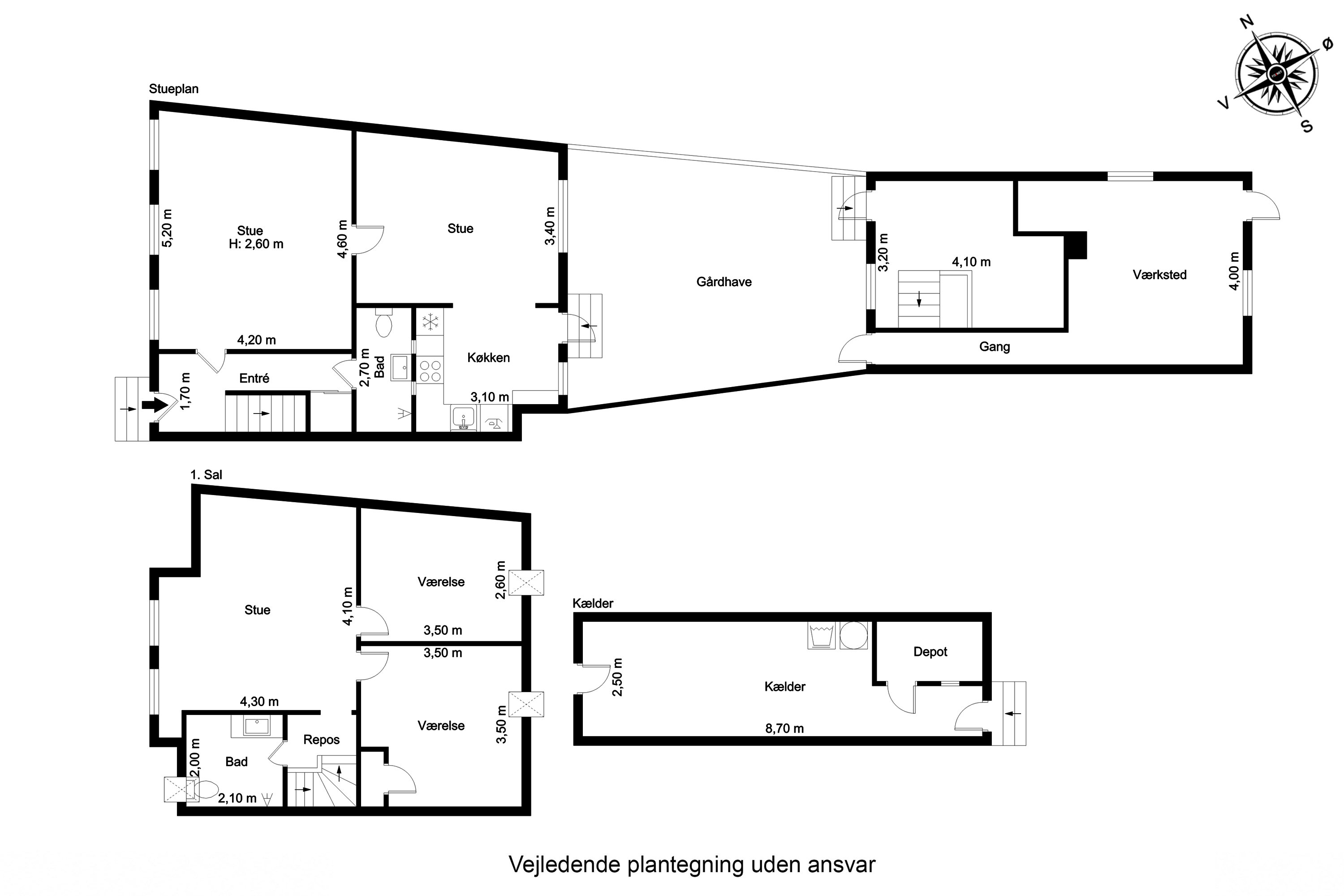 Plantegninger billede af Brogade 17, 5970 Ærøskøbing