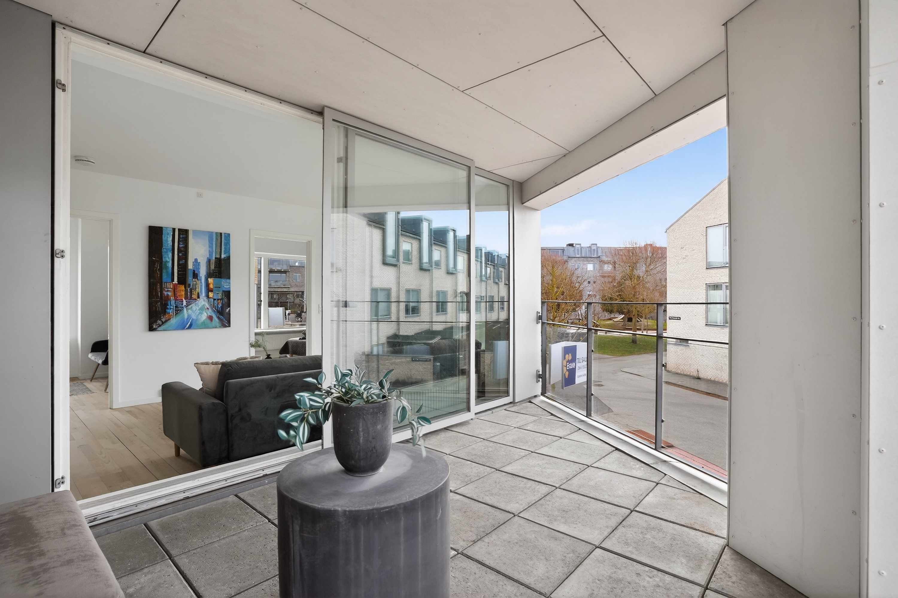 Rækkehus: Terrasse på Lily Brobergs Vej 23, 2500 Valby