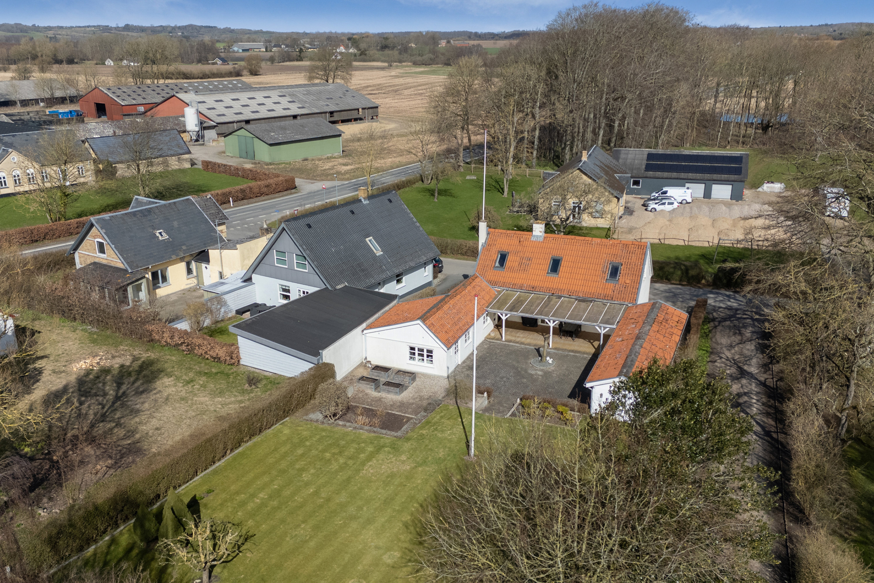 Villa: Facade på Bues Gyde 5, Bubbel, 5592 Ejby