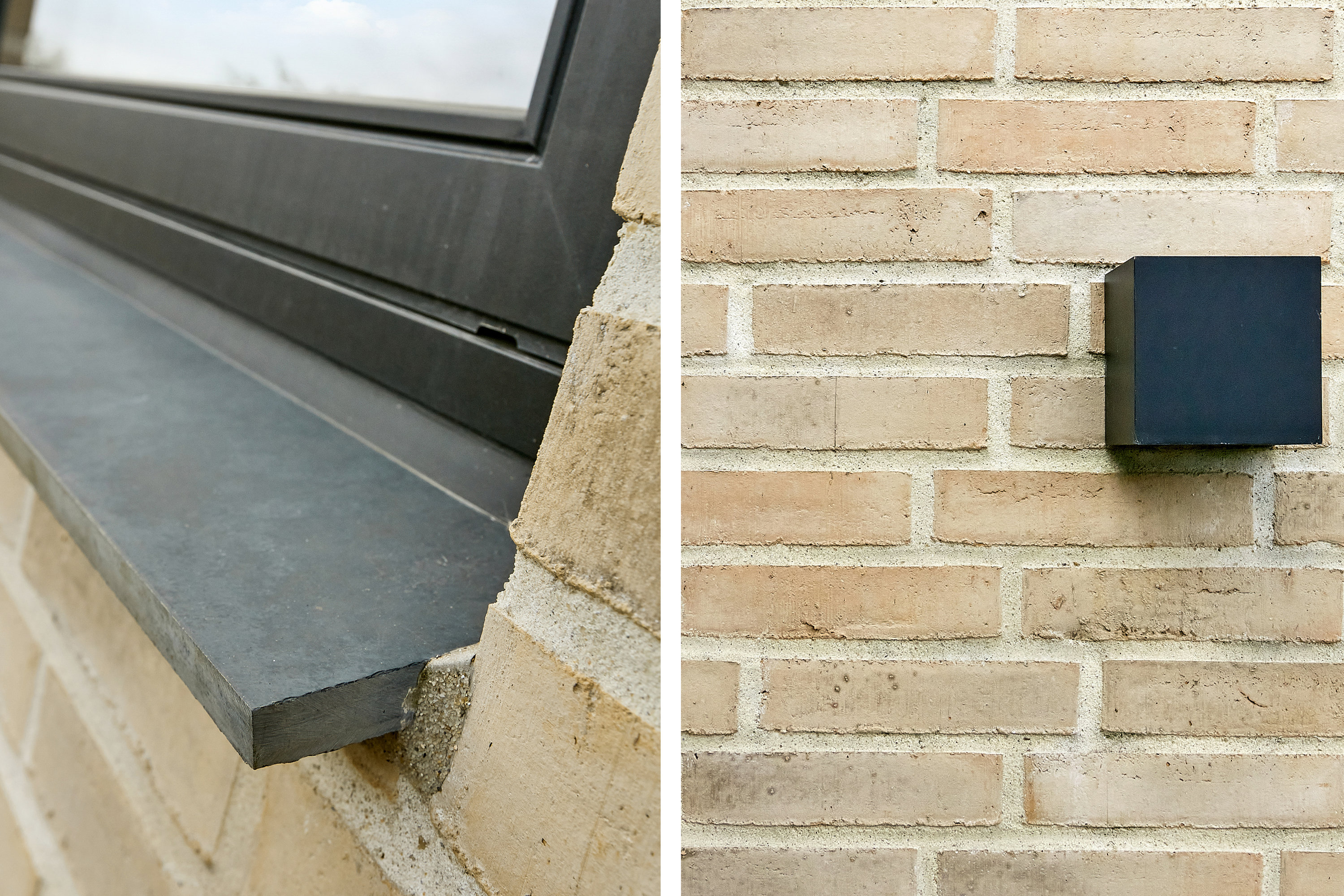 Fremhævet detaljer - facade billede i fuldskærmstilstand. Billede af Ørskovbæk Parken 30, 8732 Hovedgård