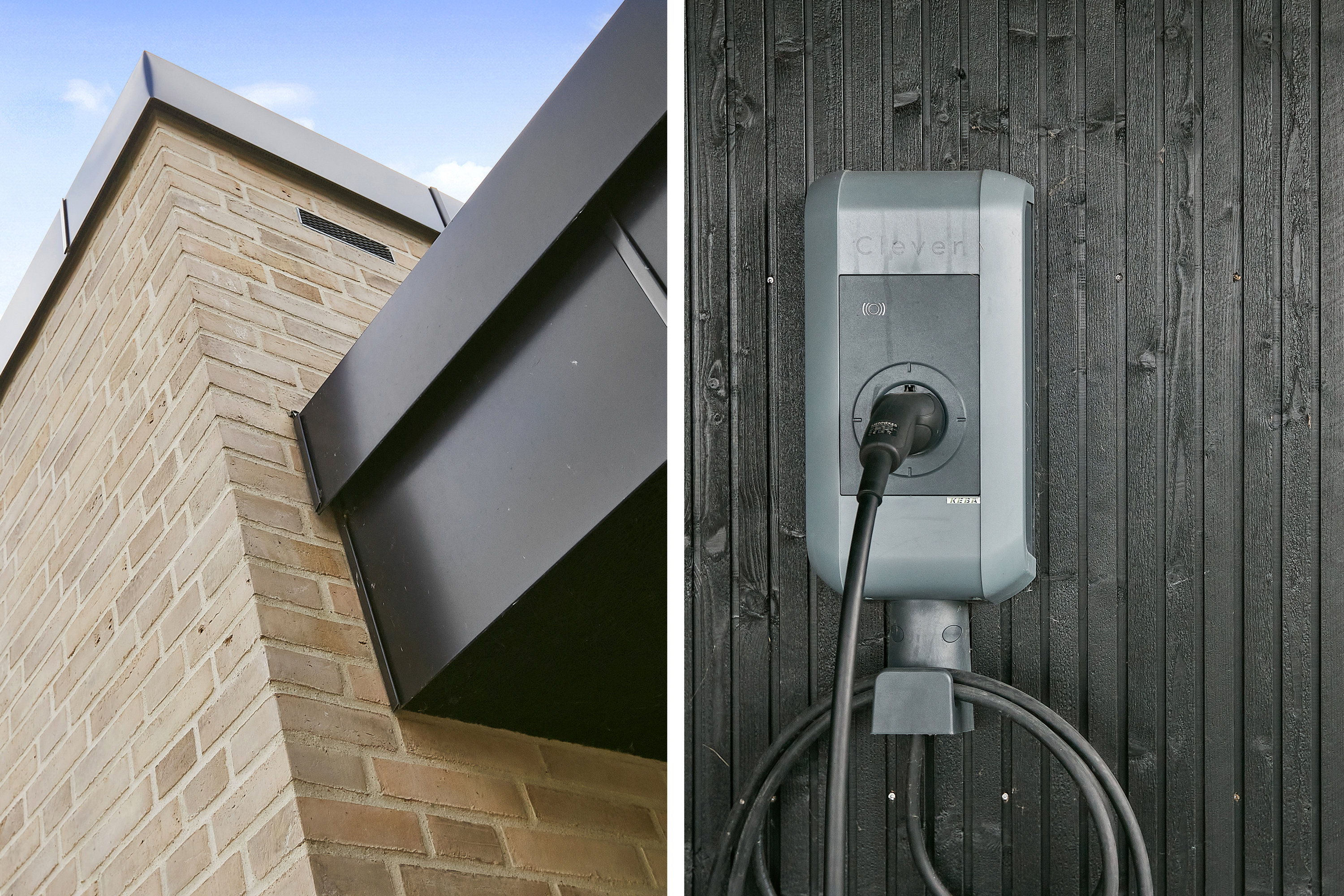 Fremhævet detaljer - facade billede i fuldskærmstilstand. Billede af Ørskovbæk Parken 30, 8732 Hovedgård