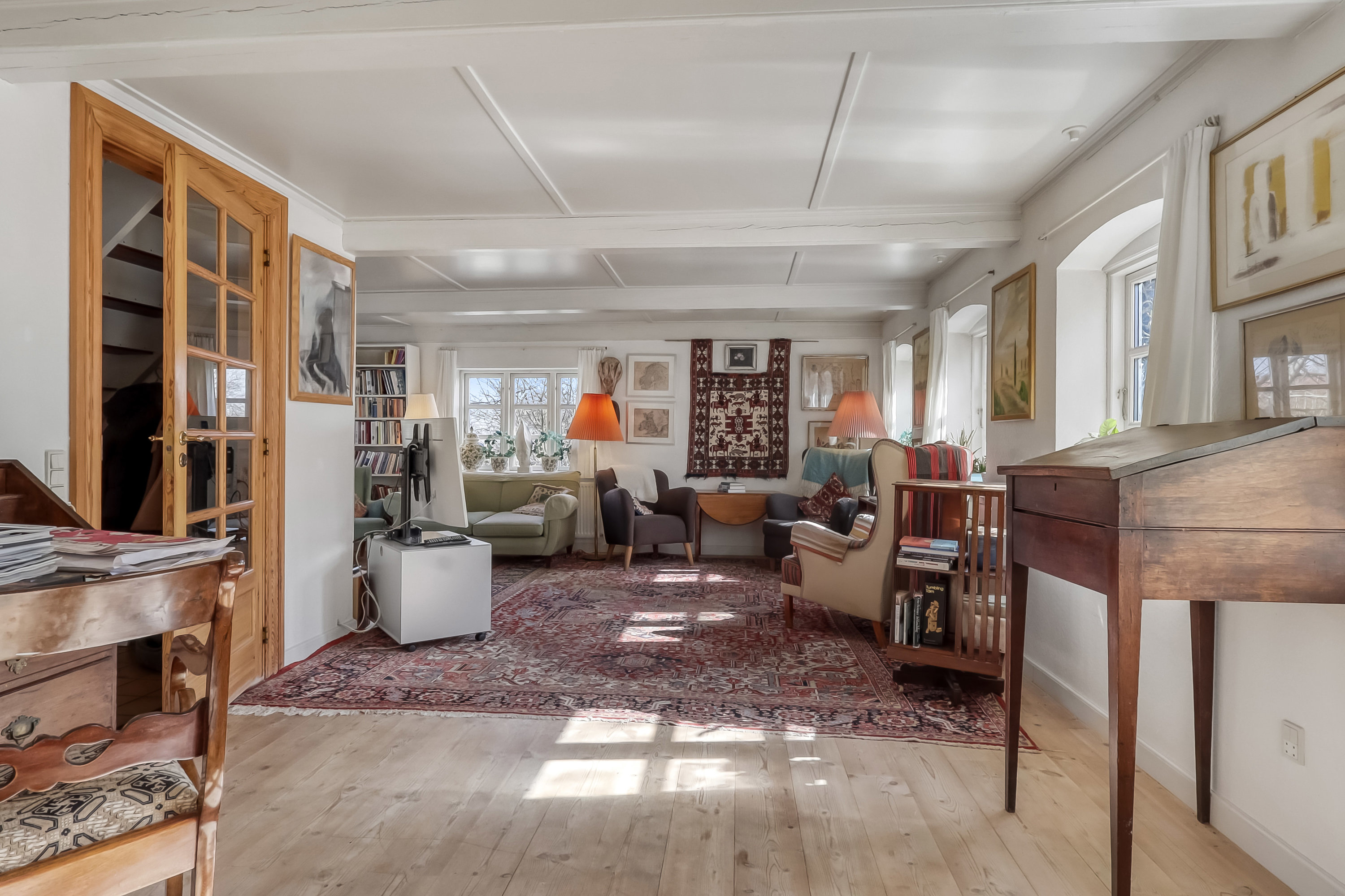 Fremhævet stue billede i fuldskærmstilstand. Billede af Risemarksvej 4, 5970 Ærøskøbing