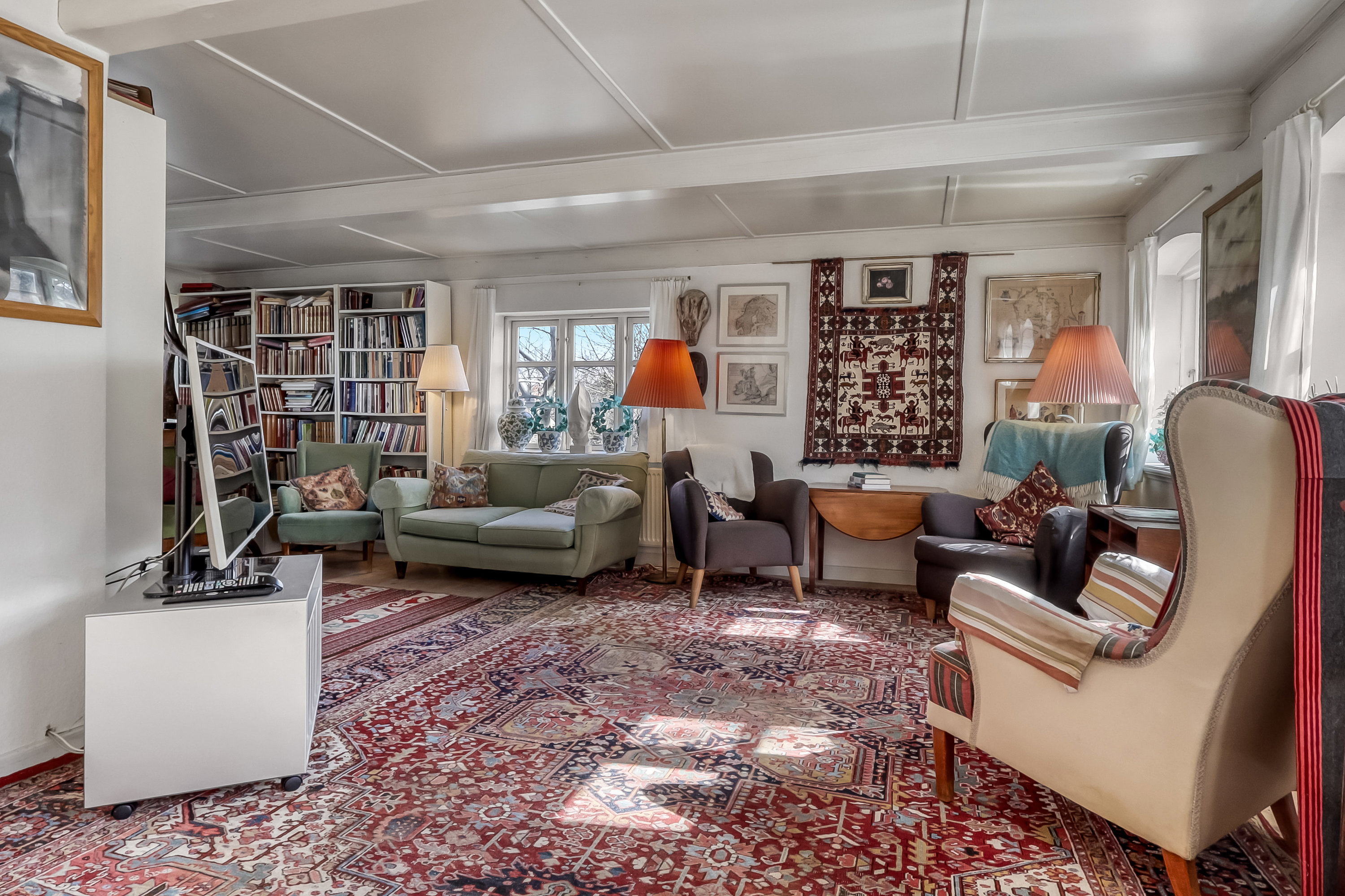 Fremhævet stue billede i fuldskærmstilstand. Billede af Risemarksvej 4, 5970 Ærøskøbing