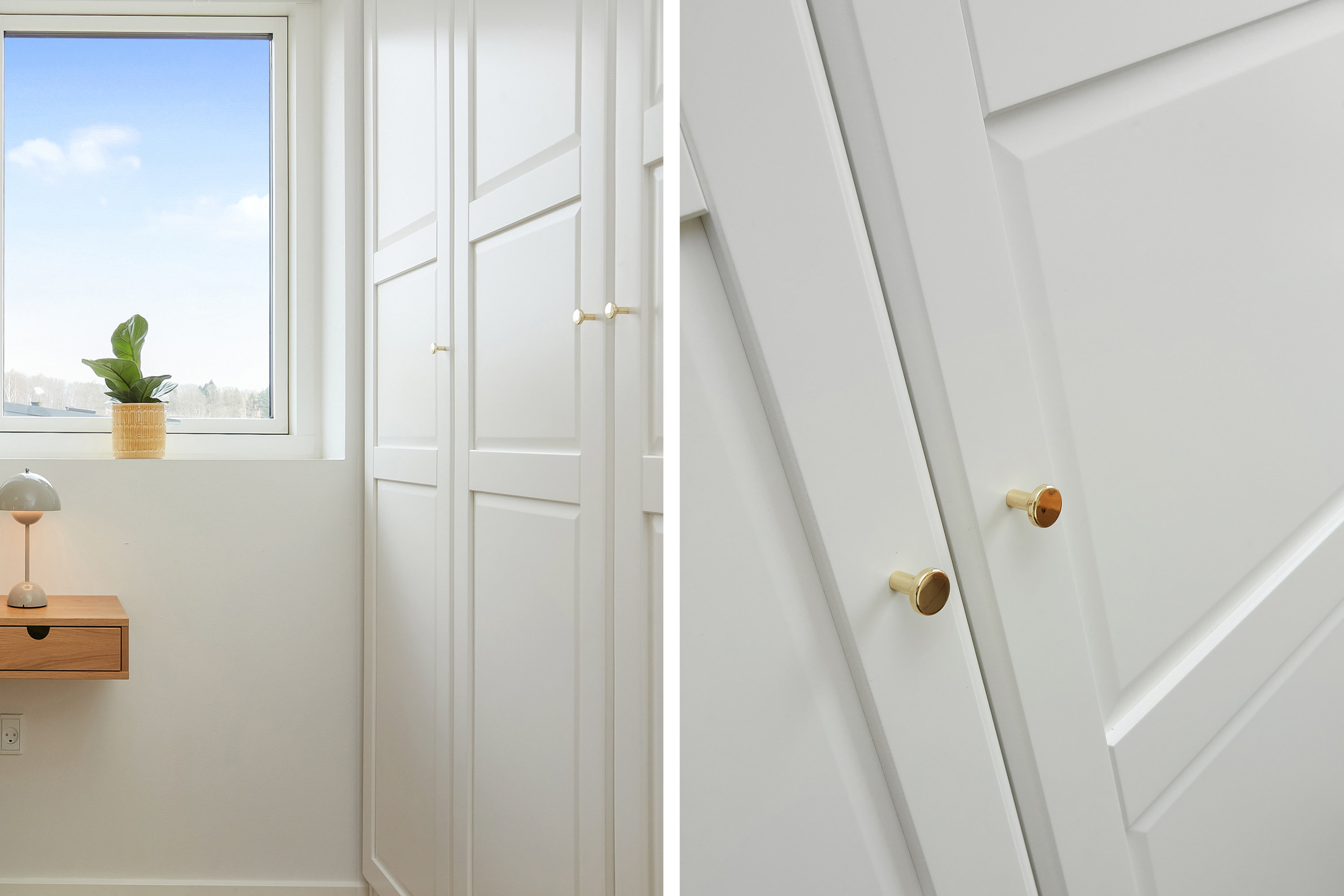 Fremhævet detaljer - soveværelse billede i fuldskærmstilstand. Billede af Ørskovbæk Parken 30, 8732 Hovedgård