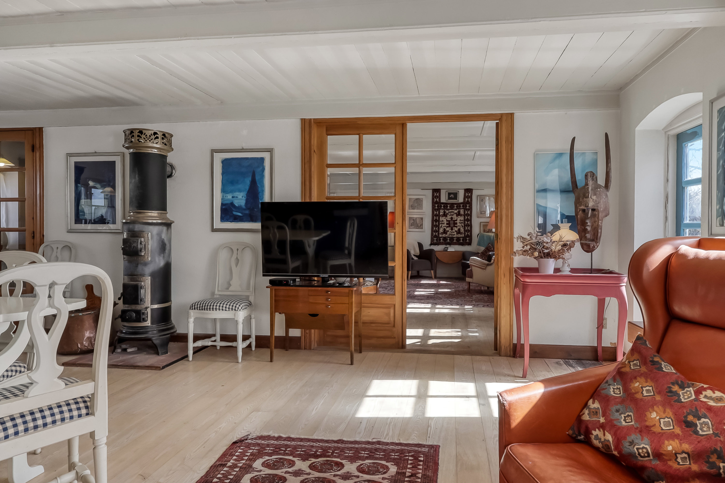 Fremhævet stue billede i fuldskærmstilstand. Billede af Risemarksvej 4, 5970 Ærøskøbing