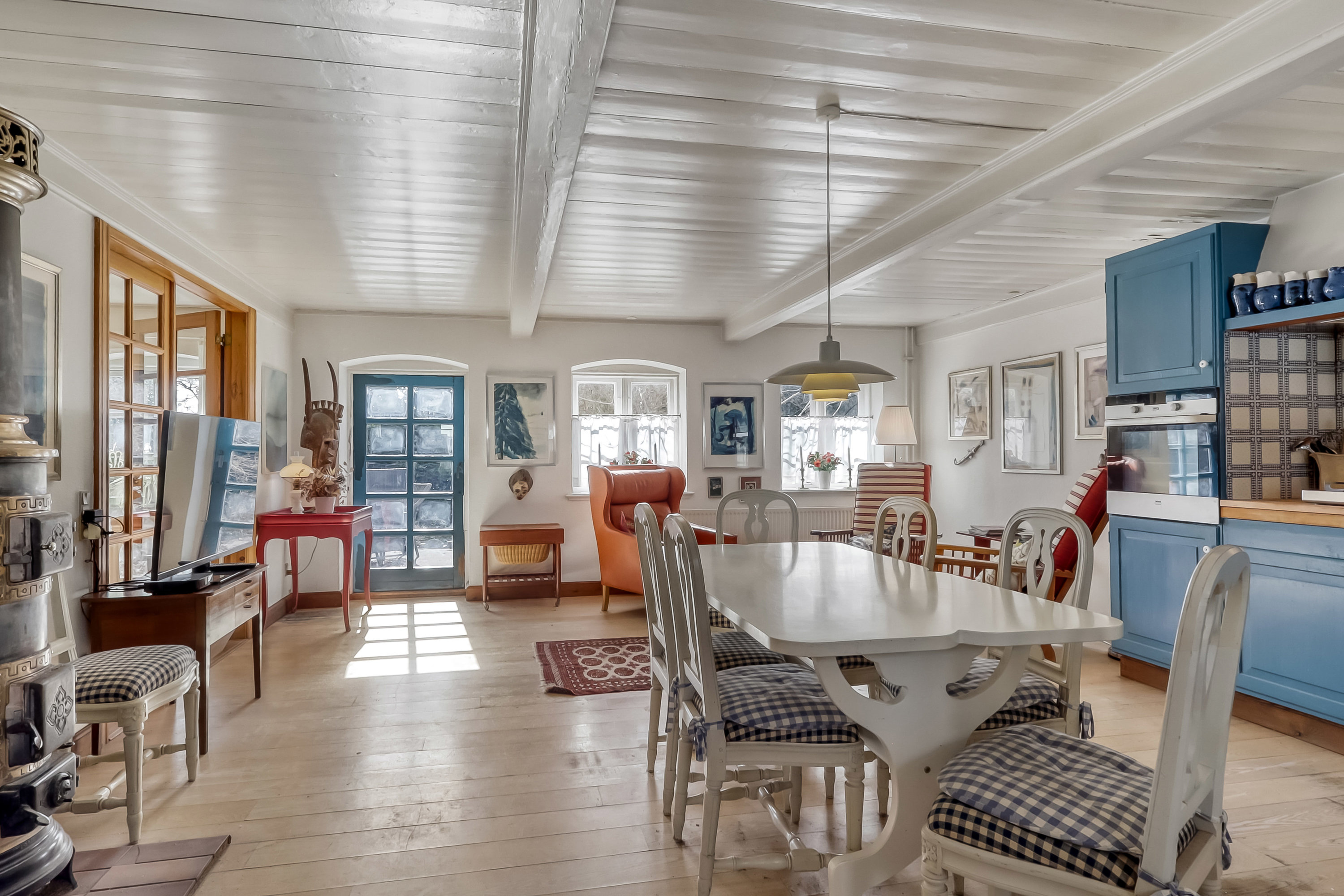 Fremhævet stue billede i fuldskærmstilstand. Billede af Risemarksvej 4, 5970 Ærøskøbing