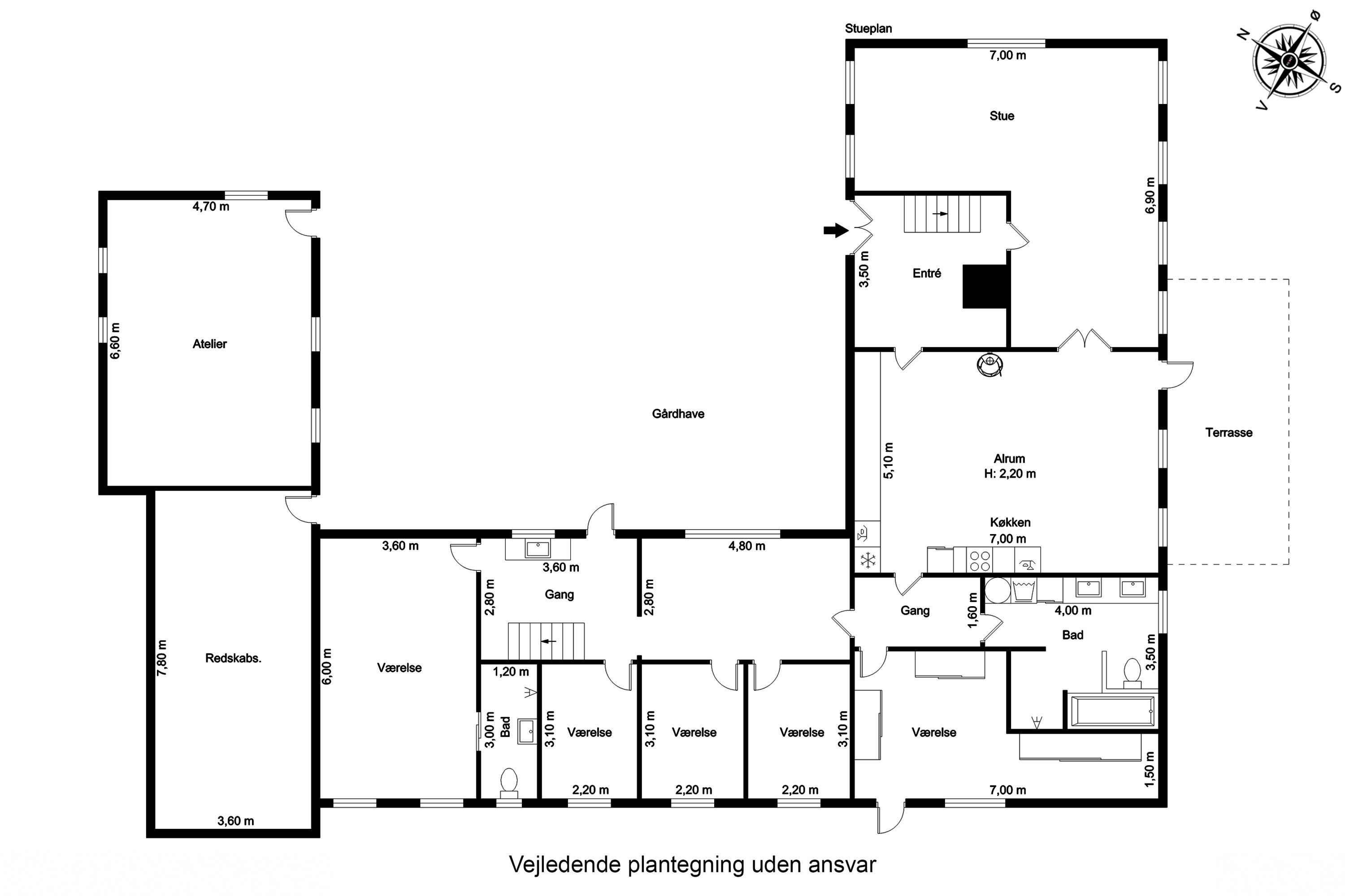 Plantegninger billede af Risemarksvej 4, 5970 Ærøskøbing