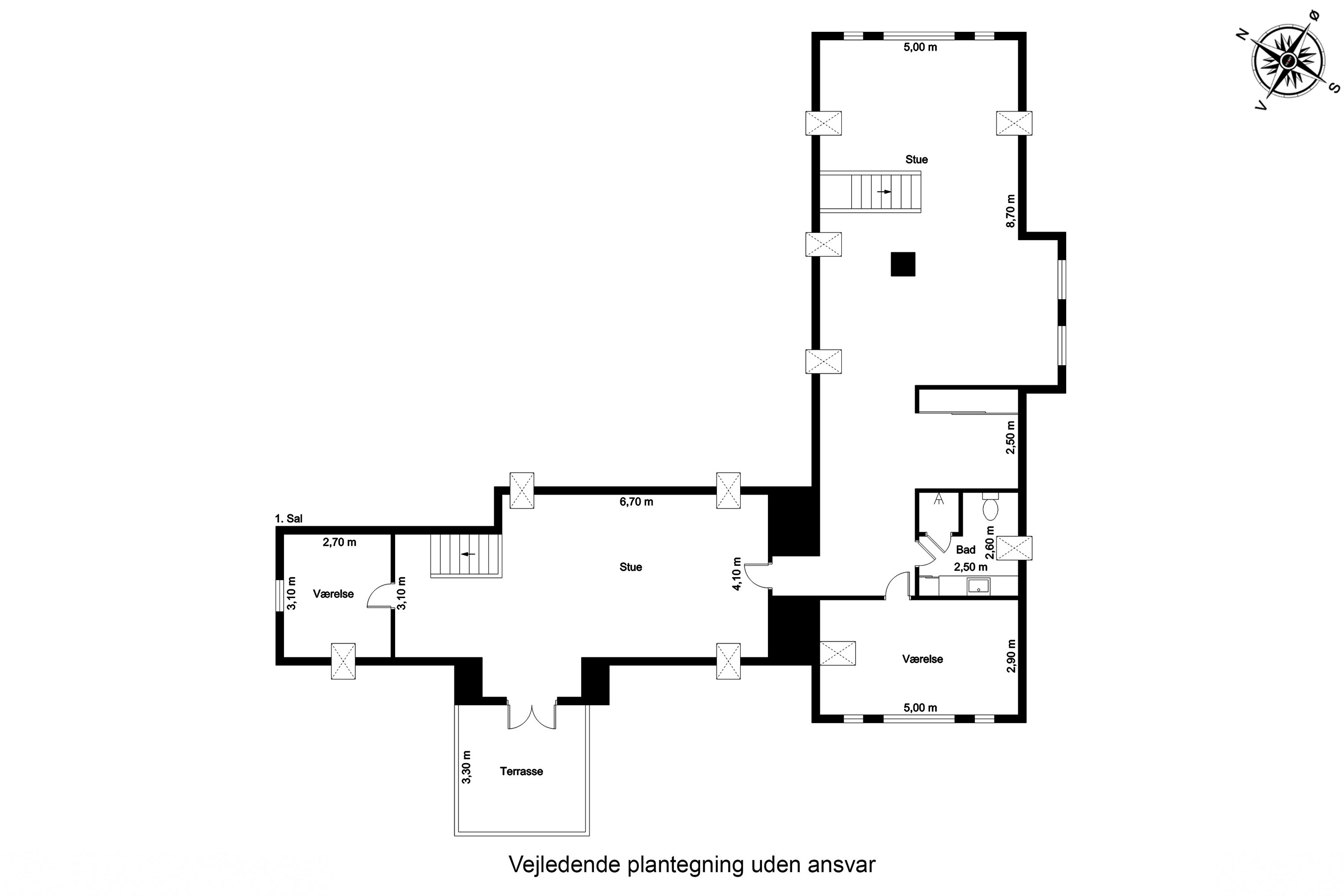 Plantegninger billede af Risemarksvej 4, 5970 Ærøskøbing