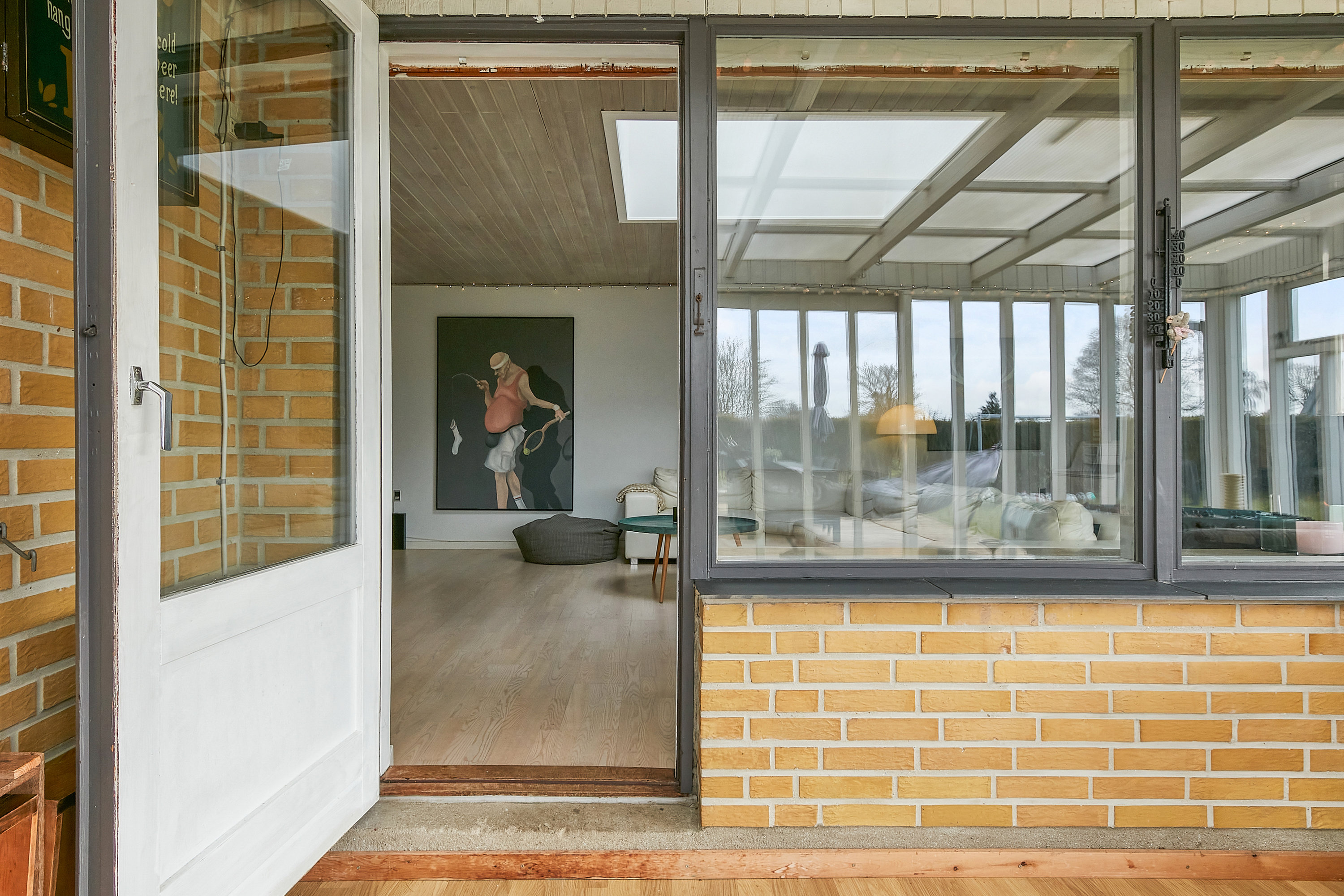 Fremhævet udestue billede i fuldskærmstilstand. Billede af Valmuevej 20, Tyrsted, 8700 Horsens