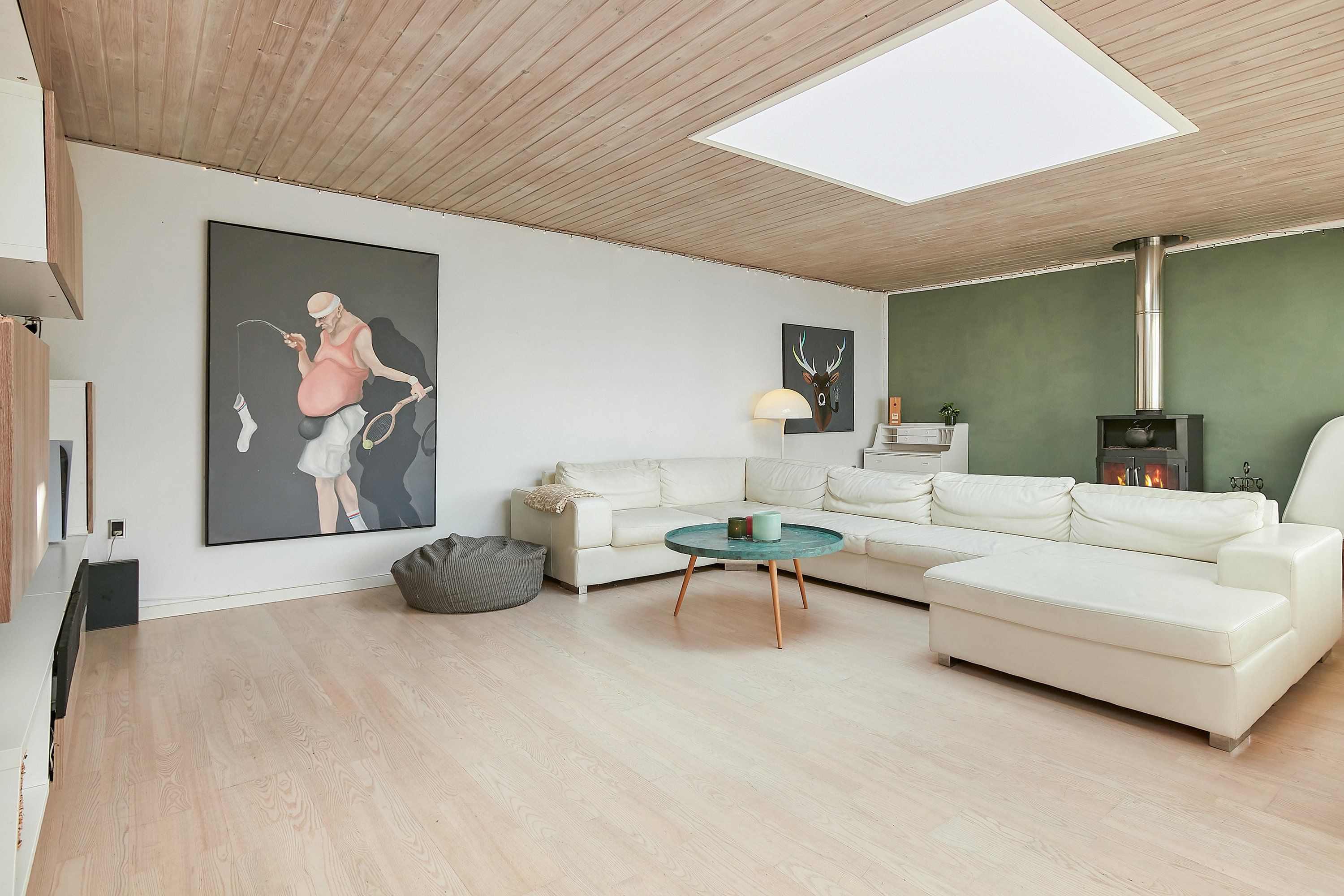 Fremhævet stue billede i fuldskærmstilstand. Billede af Valmuevej 20, Tyrsted, 8700 Horsens