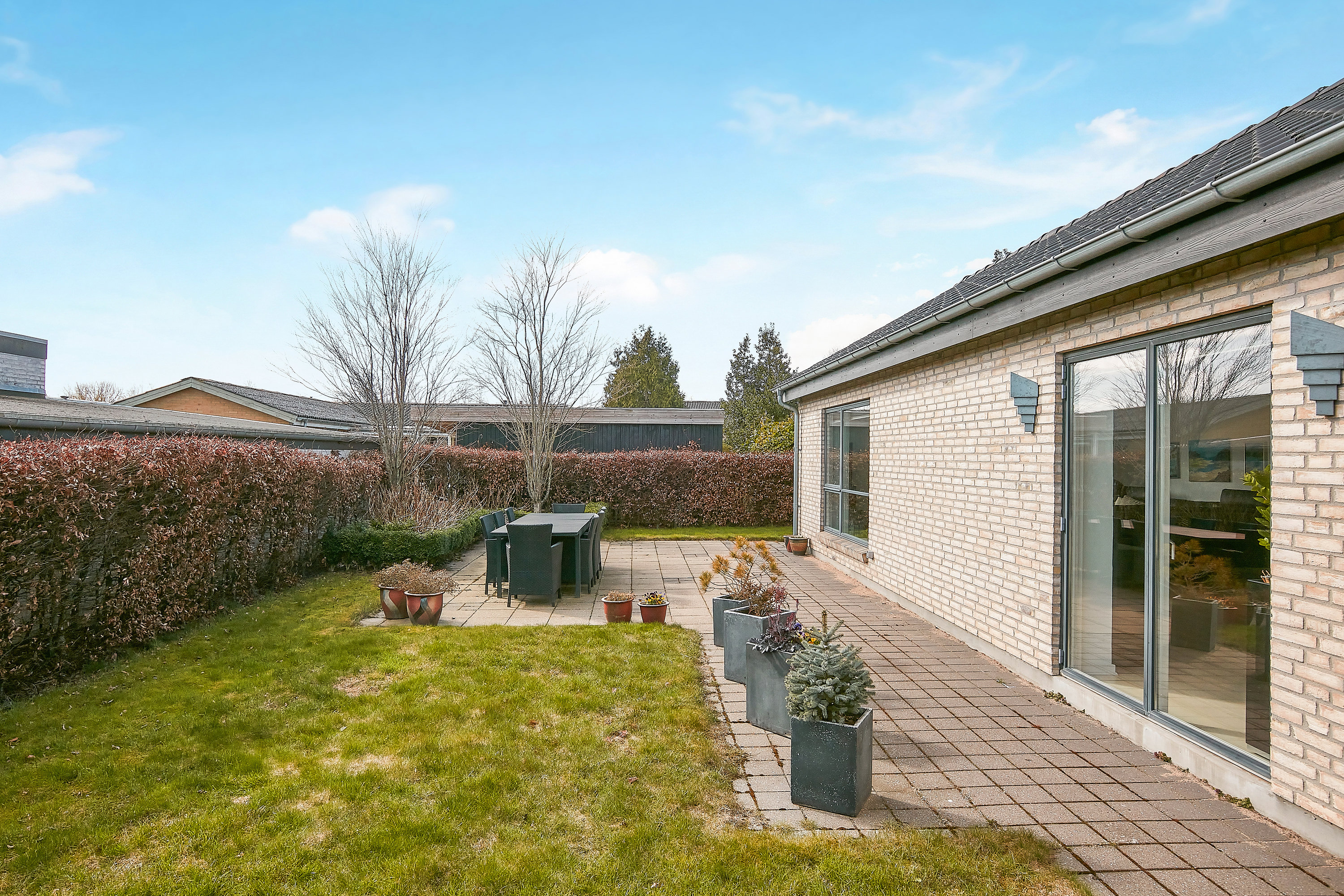 Fremhævet terrasse billede i fuldskærmstilstand. Billede af Gl Egebjergvej 26C, Egebjerg, 8700 Horsens