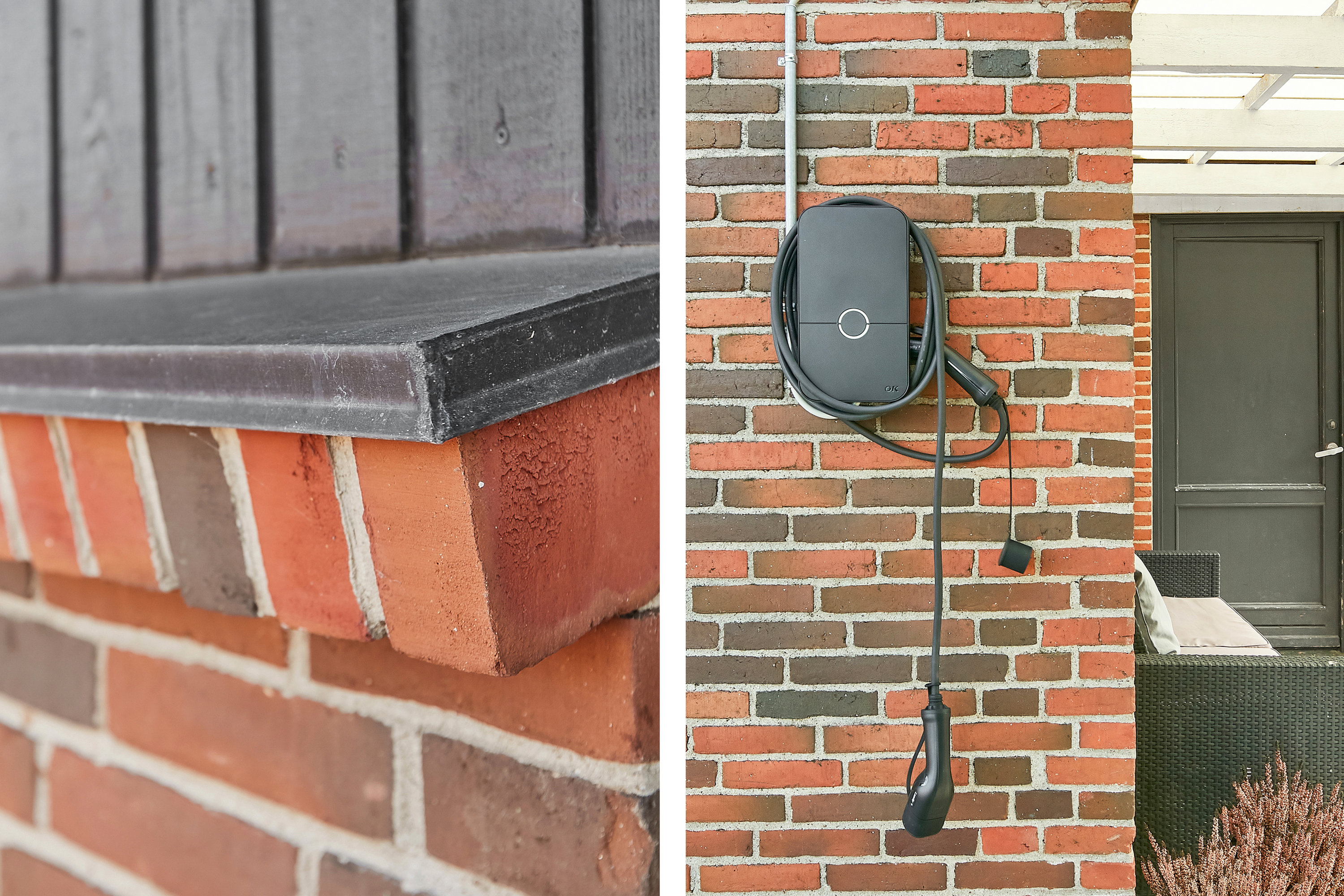 Fremhævet detaljer  - facade billede i fuldskærmstilstand. Billede af Tornbjerg 102, 8732 Hovedgård