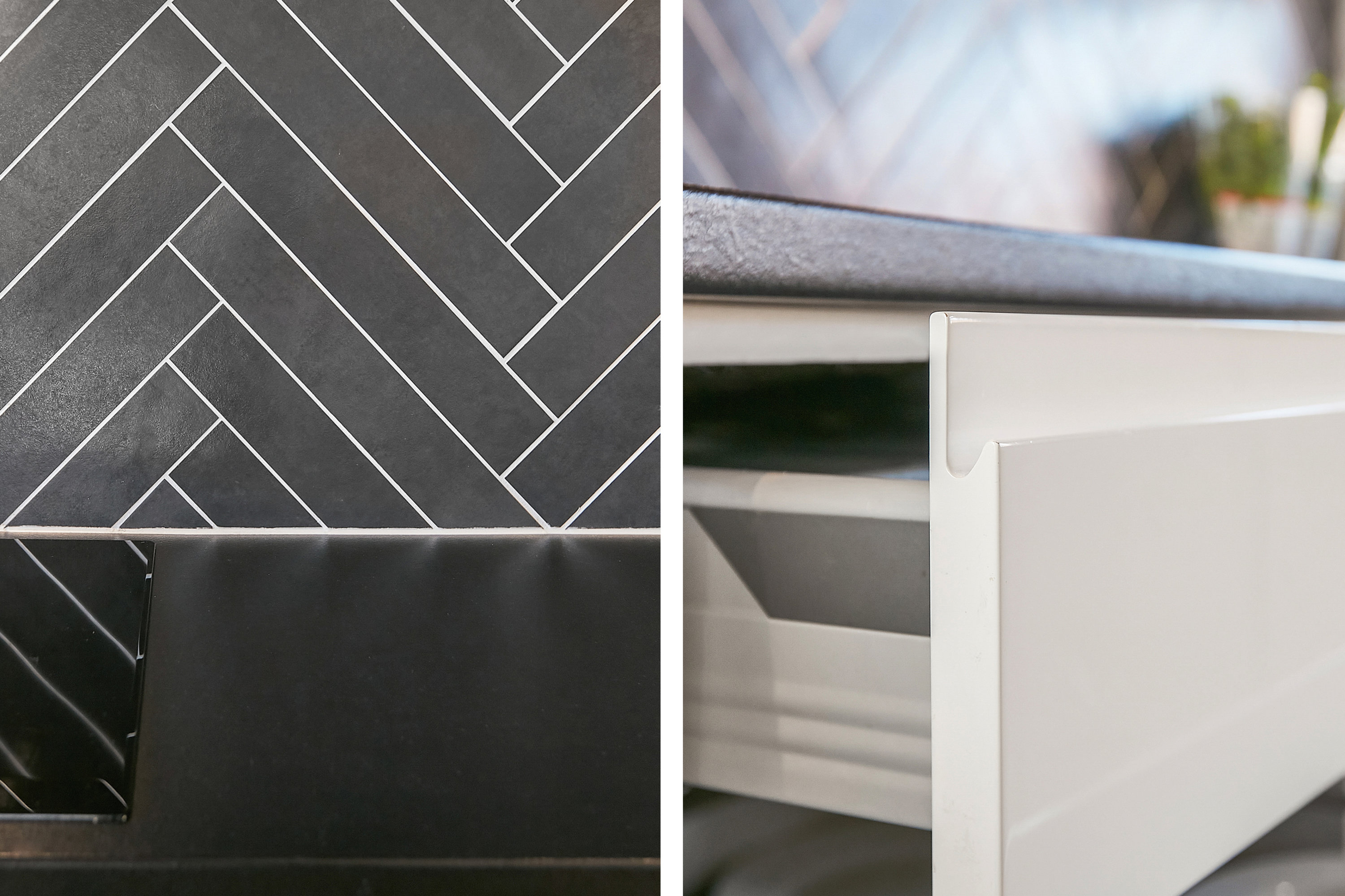 Fremhævet detaljer - køkken billede i fuldskærmstilstand. Billede af Tornbjerg 102, 8732 Hovedgård