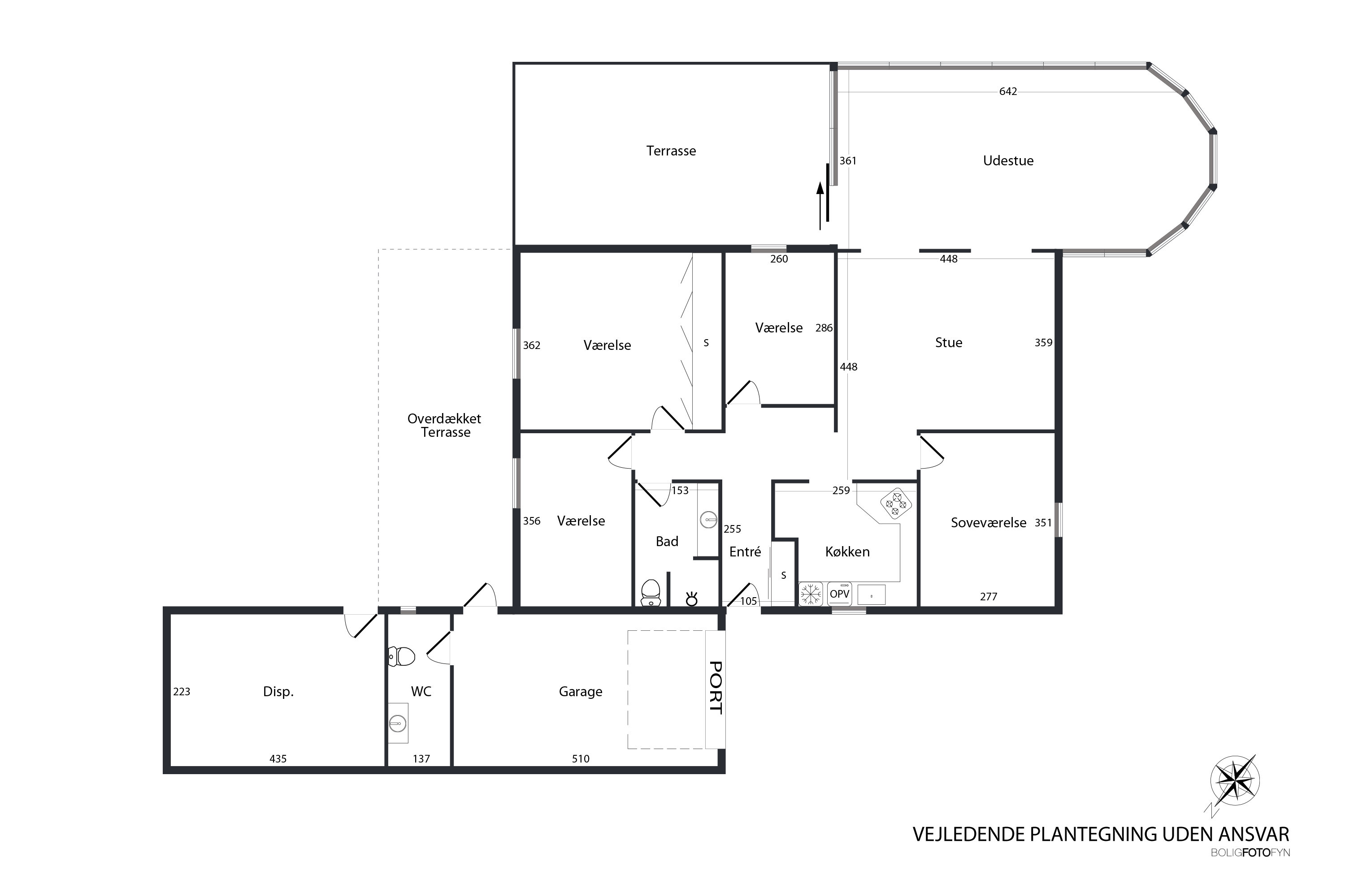 Plantegninger billede af Fasanvej 39, 5500 Middelfart