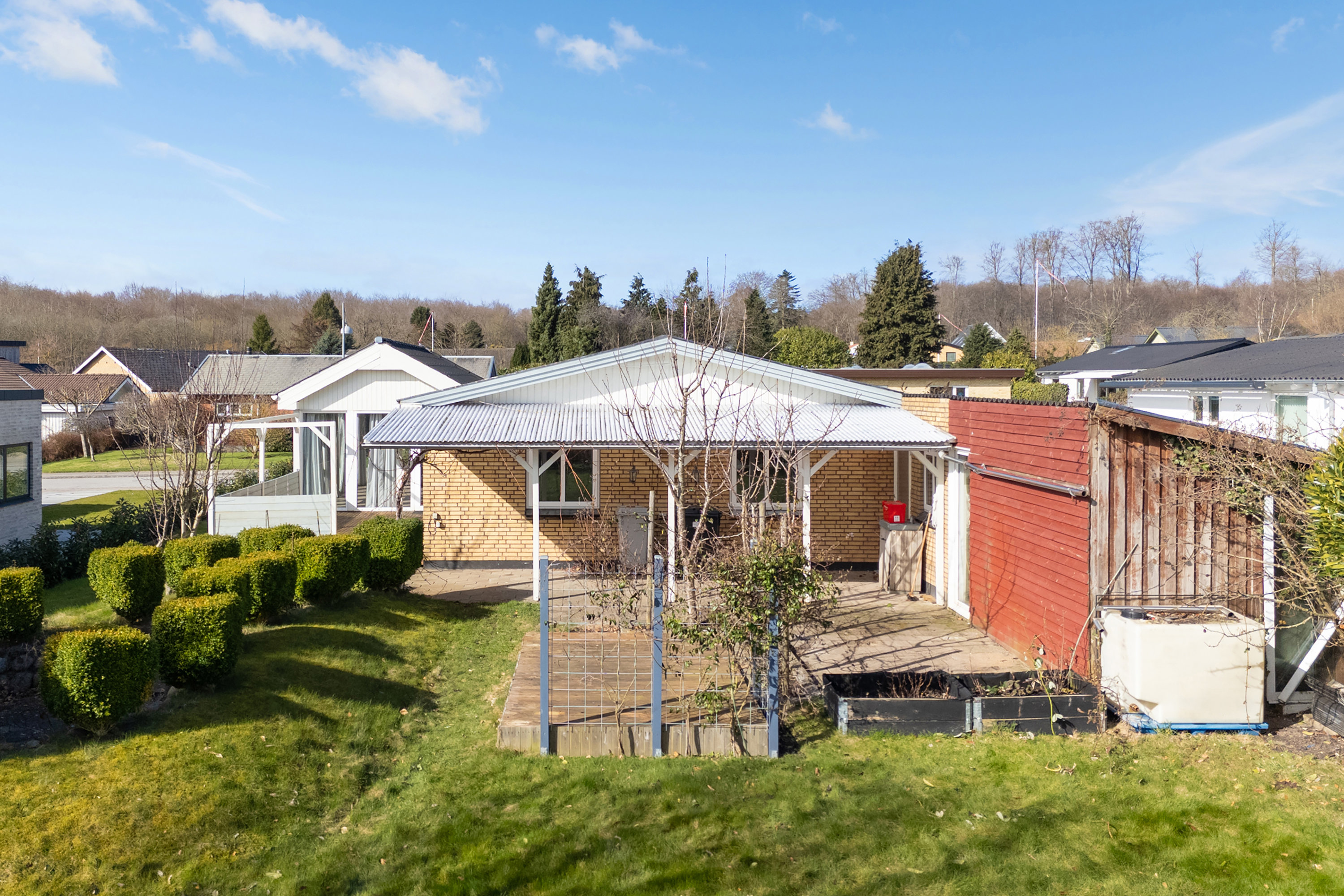 Fremhævet facade billede i fuldskærmstilstand. Billede af Fasanvej 39, 5500 Middelfart