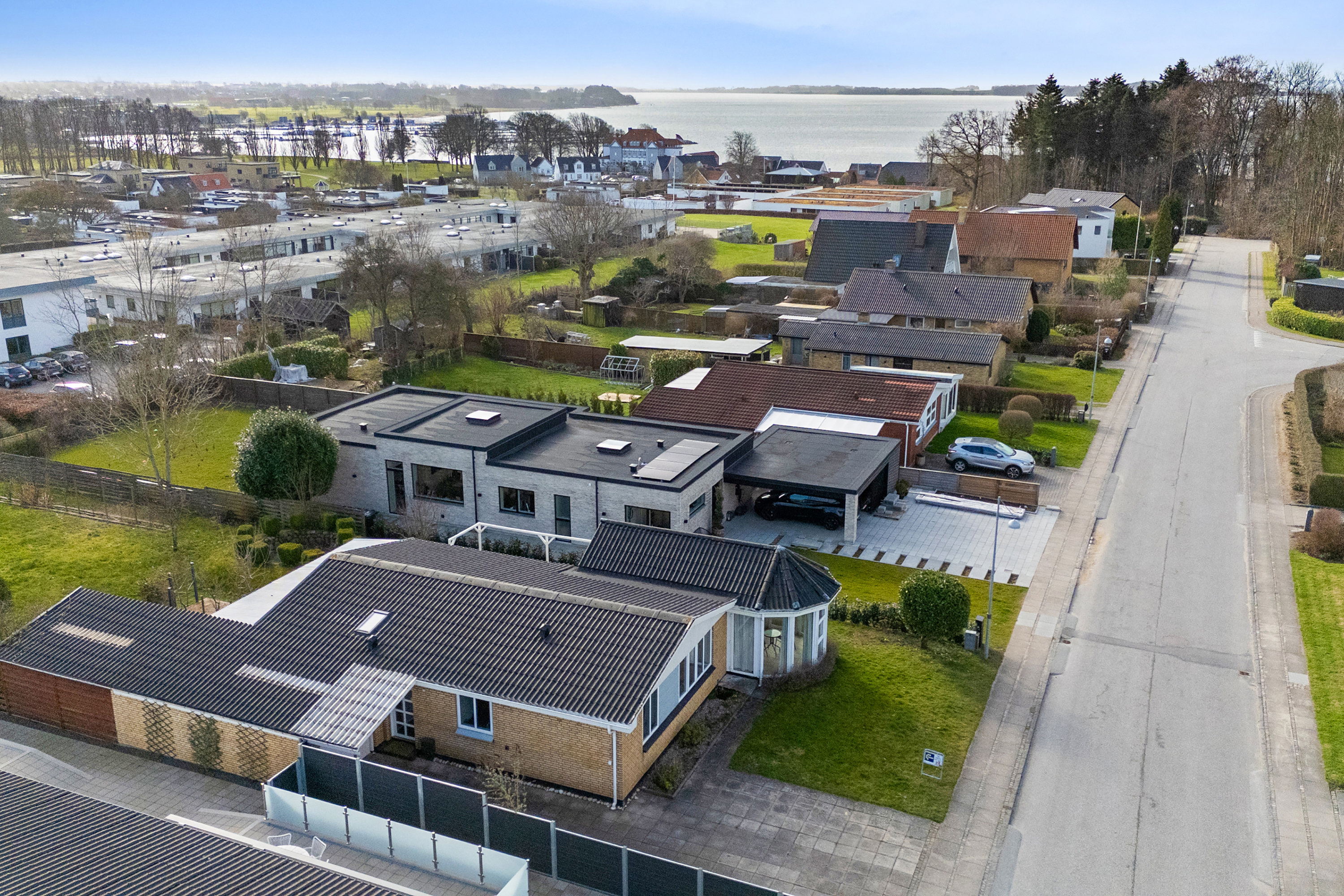 Miniaturebillede 1: luftfoto. Billede af Fasanvej 39, 5500 Middelfart