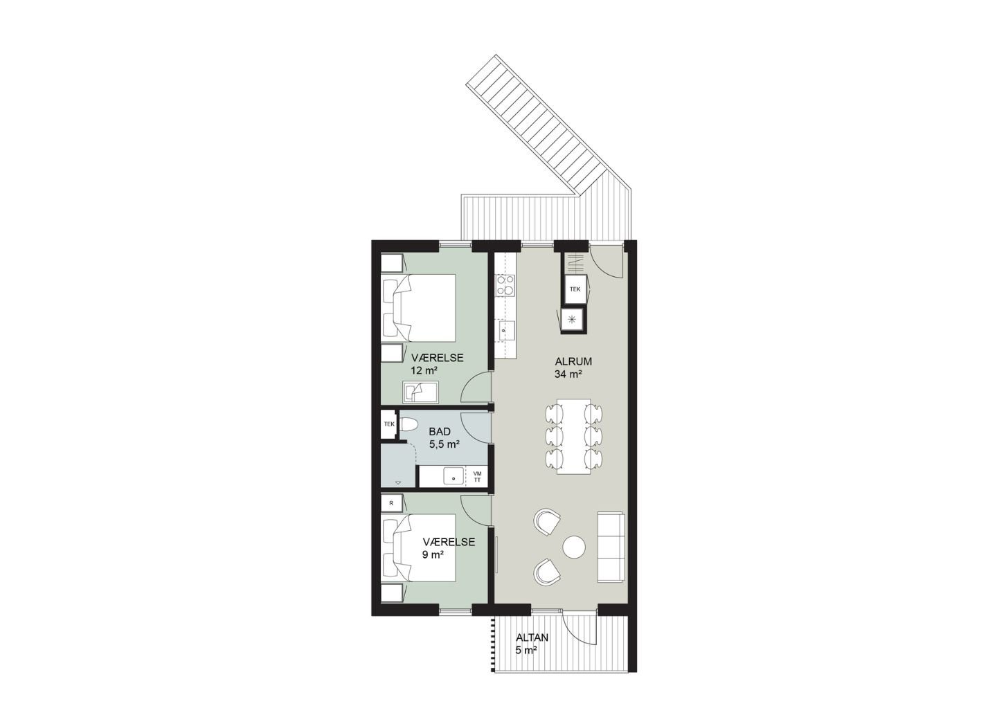 Plantegninger billede af Lodberg Enge 46Y, st.., Søndervig, 6950 Ringkøbing