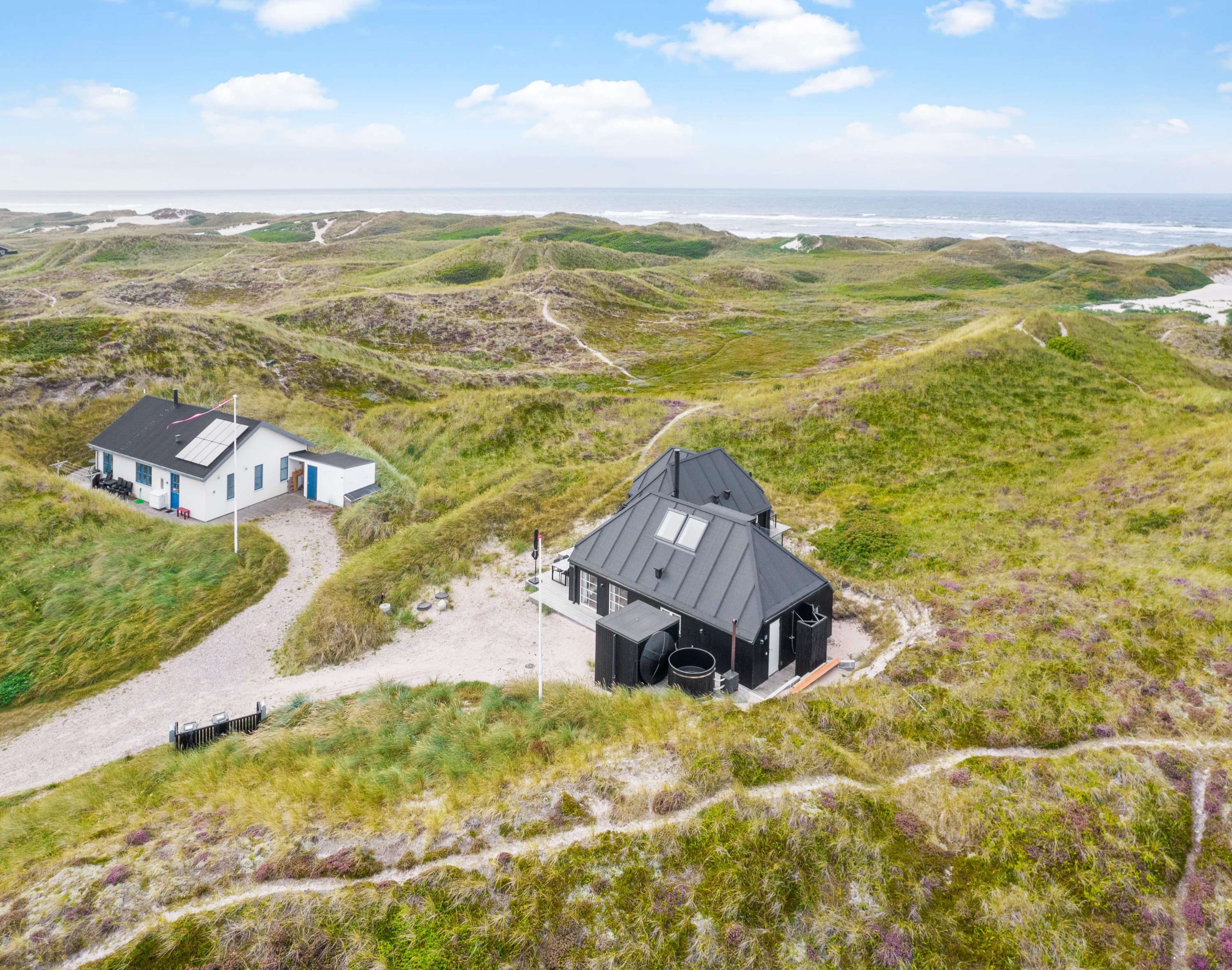 Miniaturebillede 2: luftfoto. Billede af Nordsøvej 346, Søndervig, 6950 Ringkøbing