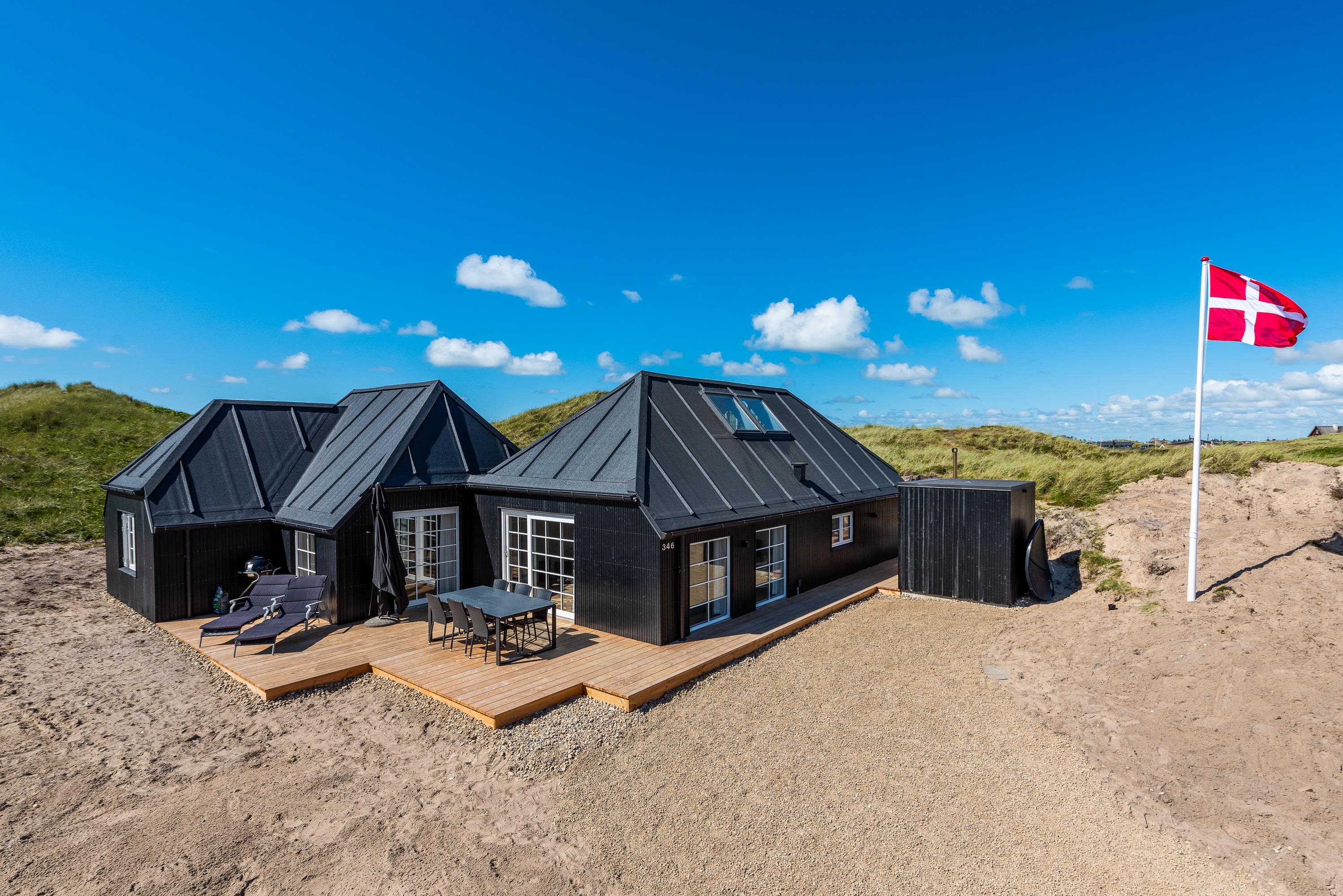 Fremhævet facade billede i fuldskærmstilstand. Billede af Nordsøvej 346, Søndervig, 6950 Ringkøbing