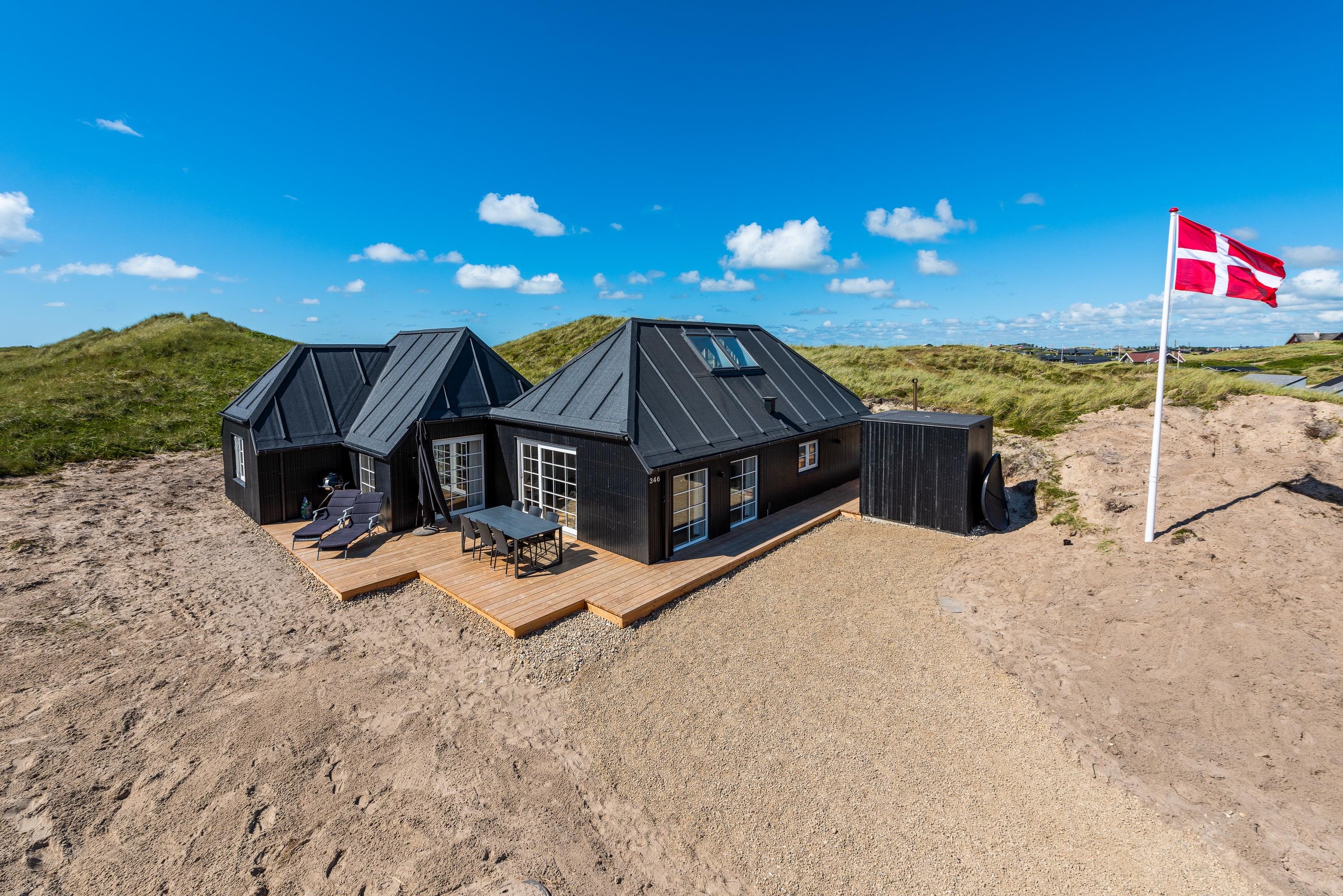 Fremhævet facade billede i fuldskærmstilstand. Billede af Nordsøvej 346, Søndervig, 6950 Ringkøbing