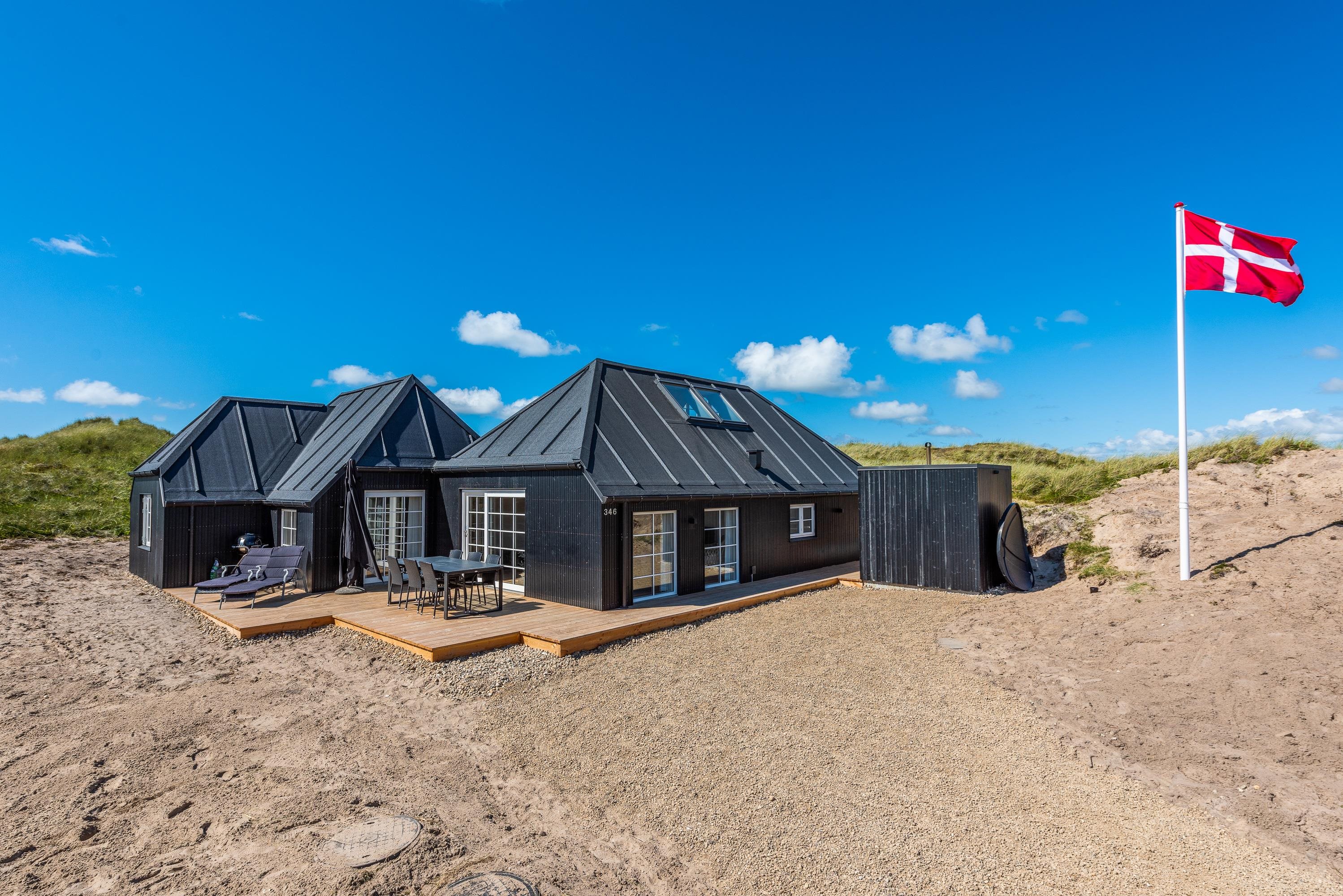 Fremhævet facade billede i fuldskærmstilstand. Billede af Nordsøvej 346, Søndervig, 6950 Ringkøbing