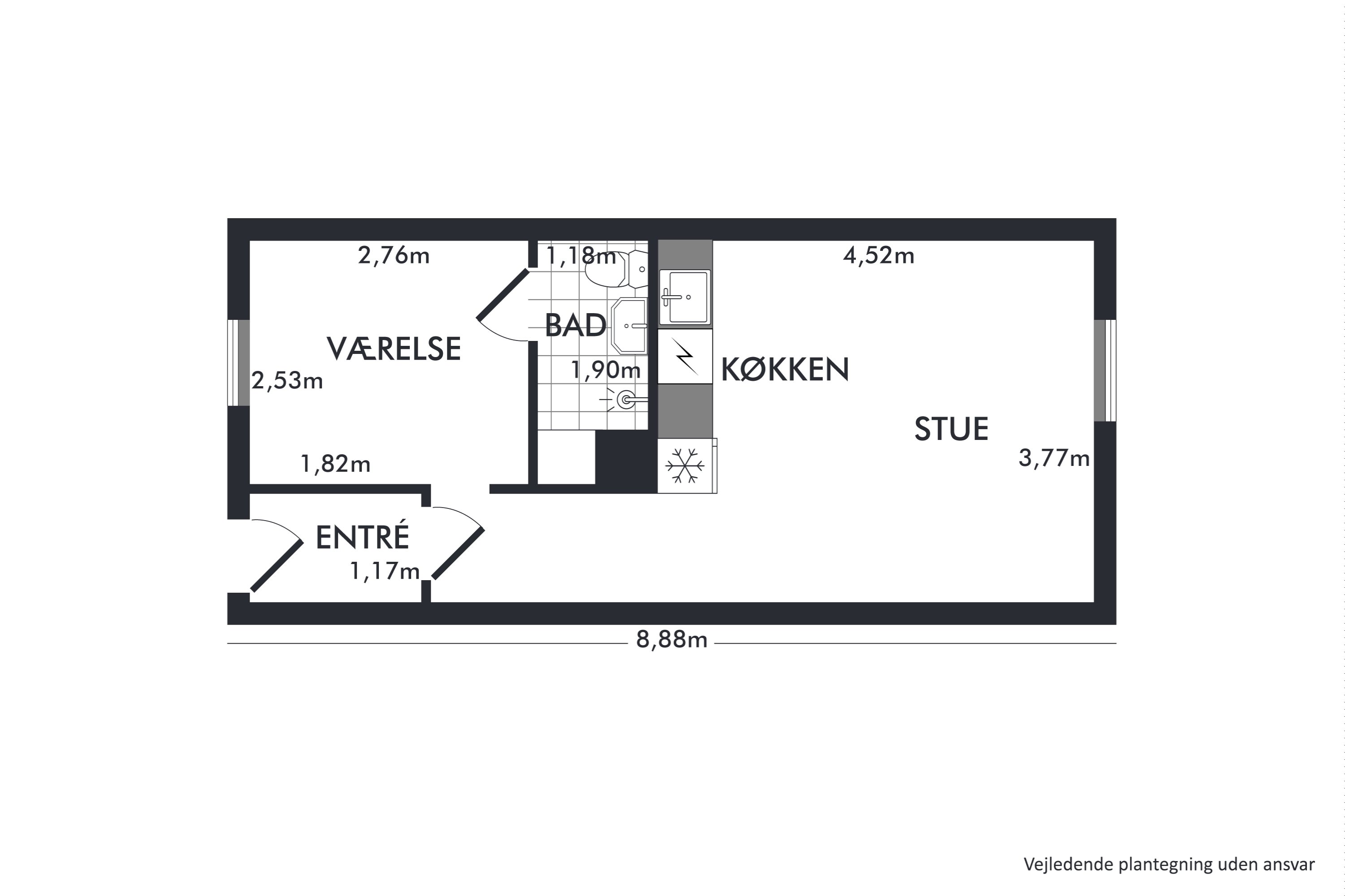 Plantegninger billede af Lyksborgvej 40, 2. 227., 7500 Holstebro