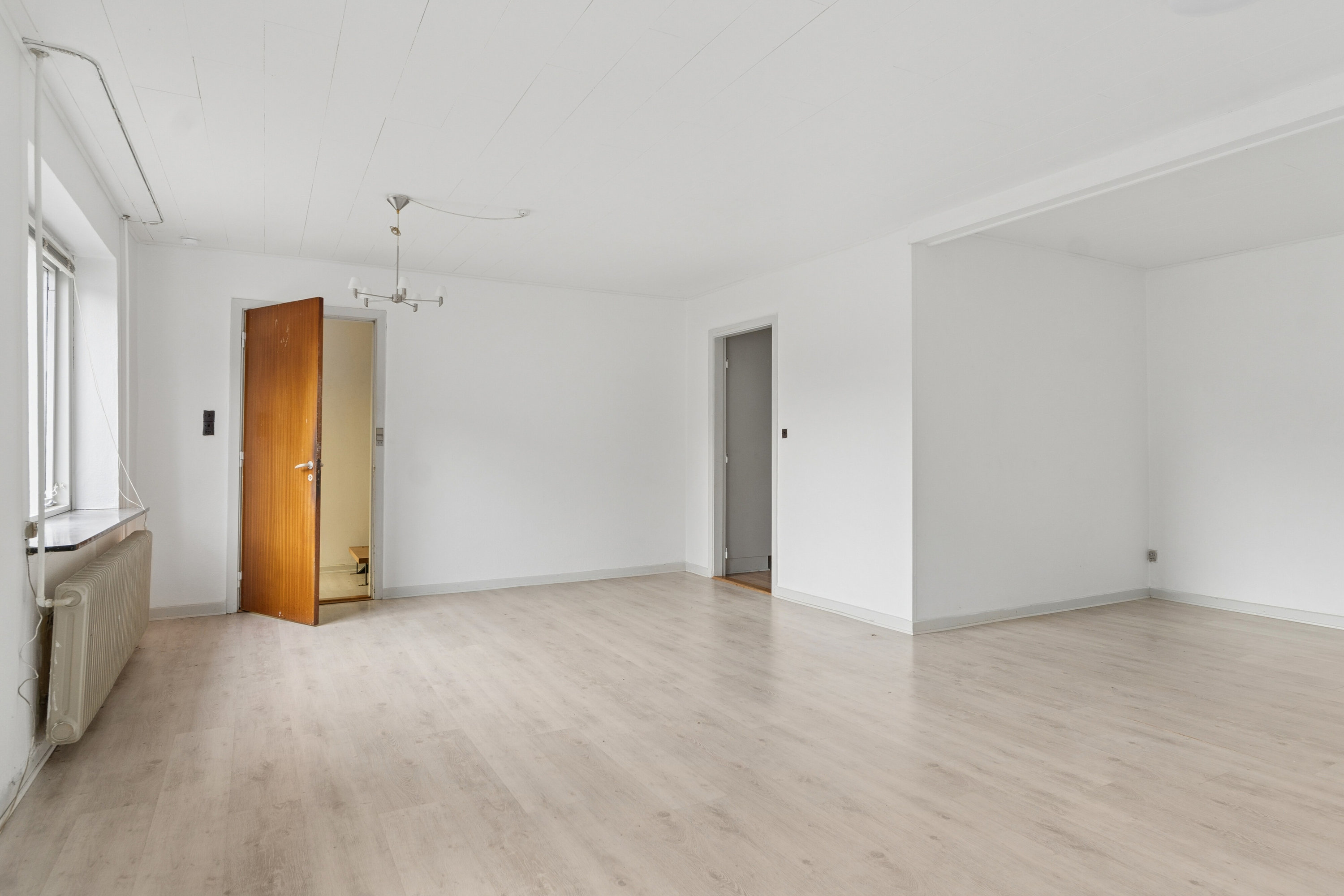 Fremhævet stue billede i fuldskærmstilstand. Billede af Vestergade 16, 6040 Egtved