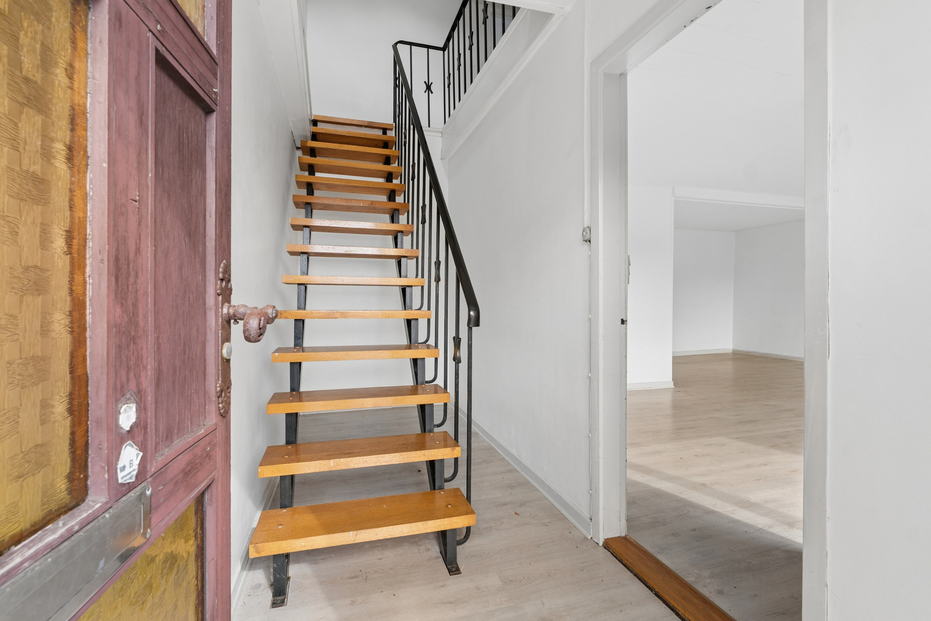 Fremhævet opgang billede i fuldskærmstilstand. Billede af Vestergade 16, 6040 Egtved