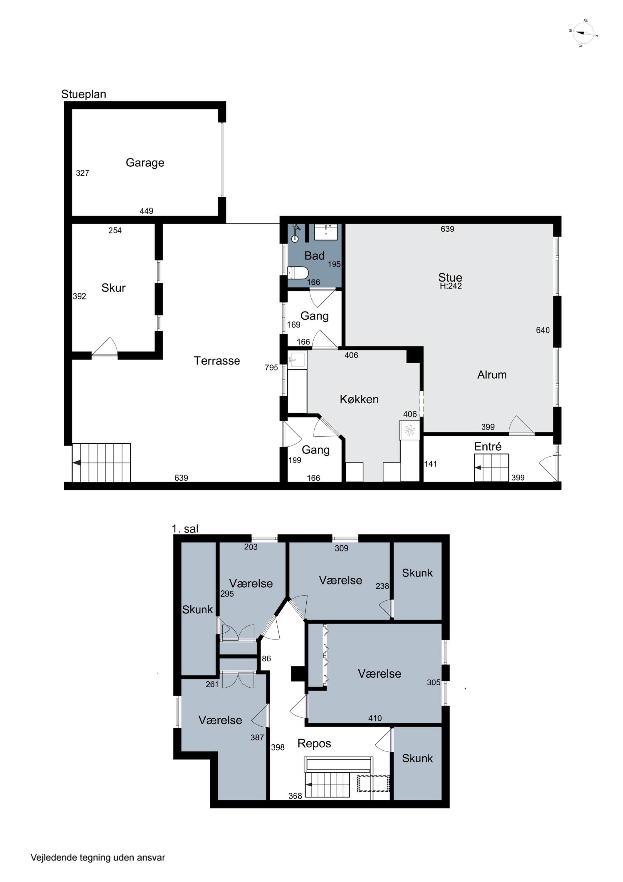 Plantegninger billede af Vestergade 16, 6040 Egtved