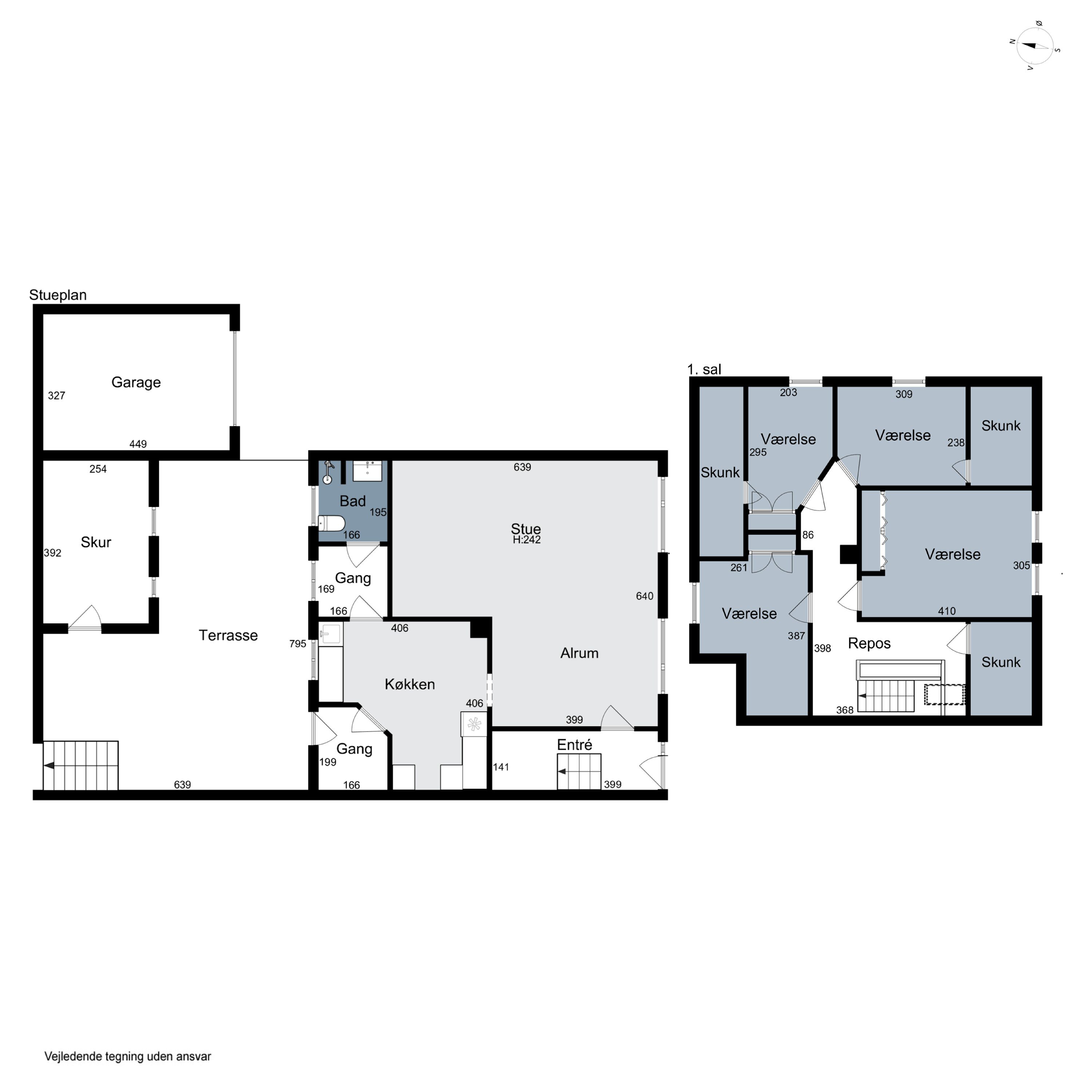 Plantegninger billede af Vestergade 16, 6040 Egtved