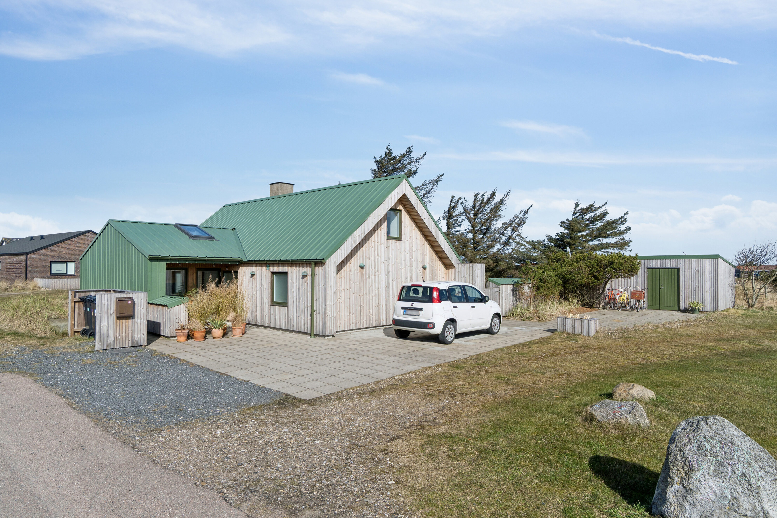 Villa: Set fra vejen på Fiskervej 21, Vorupør, 7700 Thisted